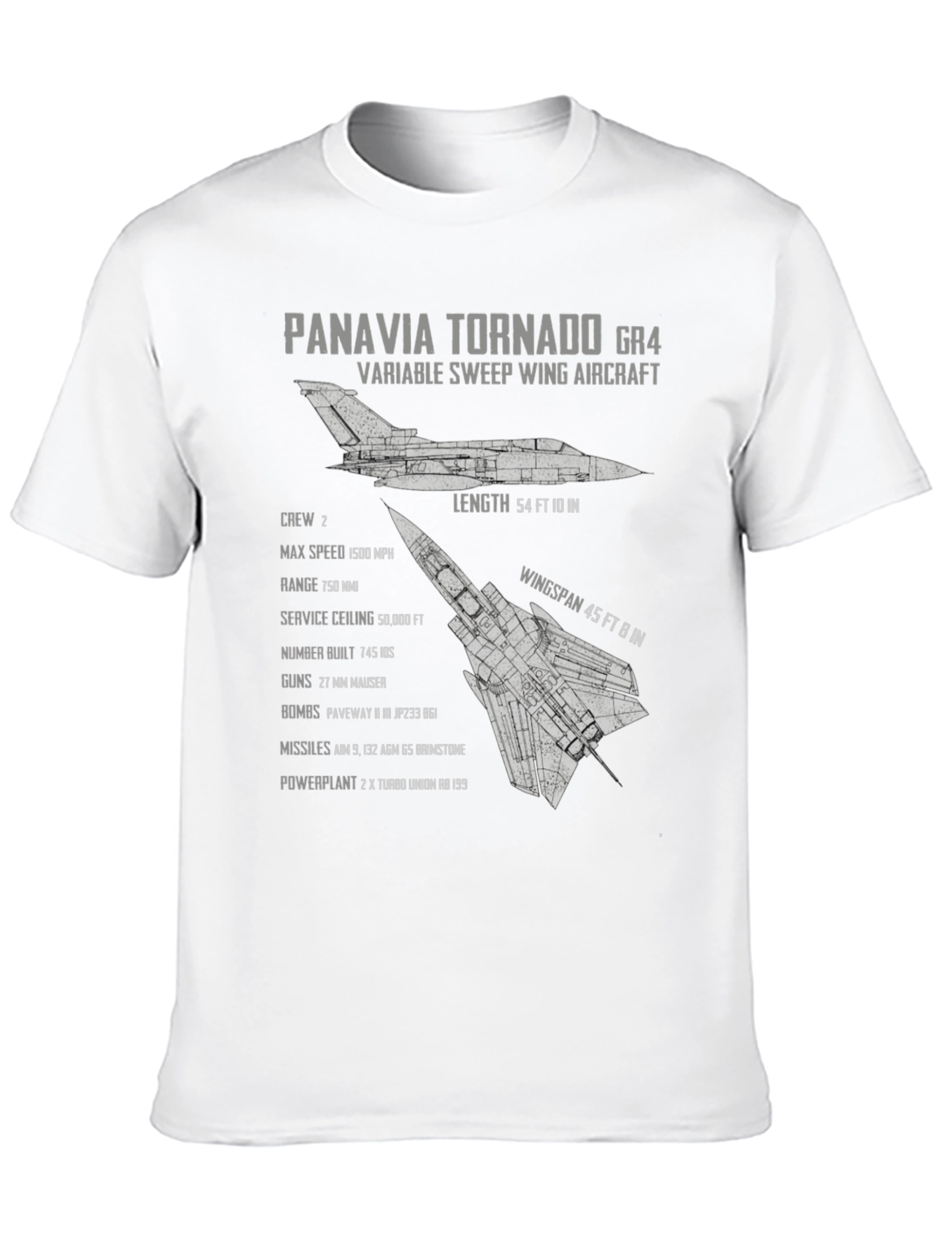 Panavia Tornado GR4 Blueprint T-Shirt