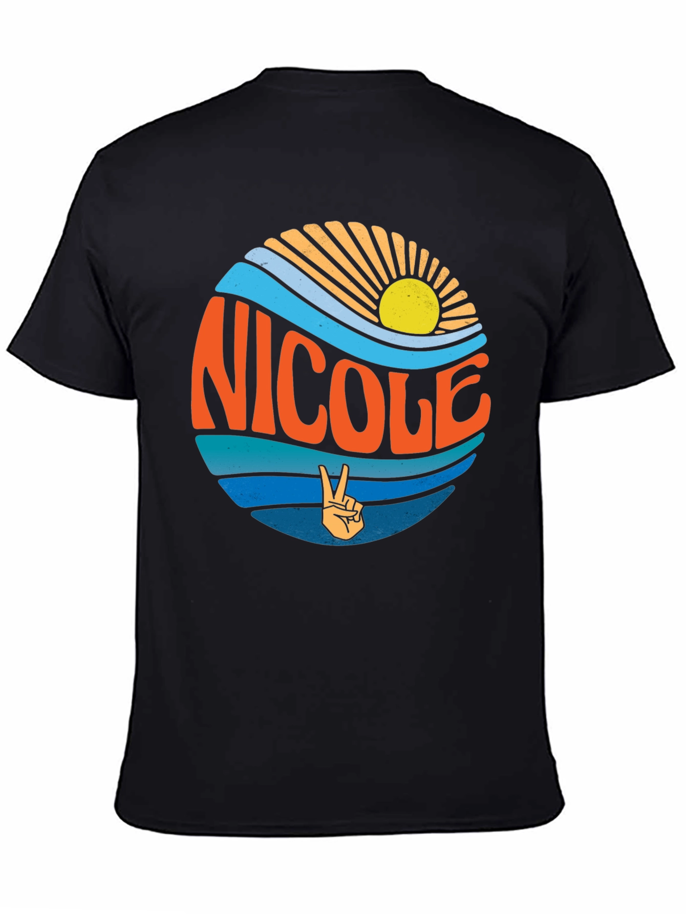 Retro Nicole T-Shirt - Surf & Sun Graphic