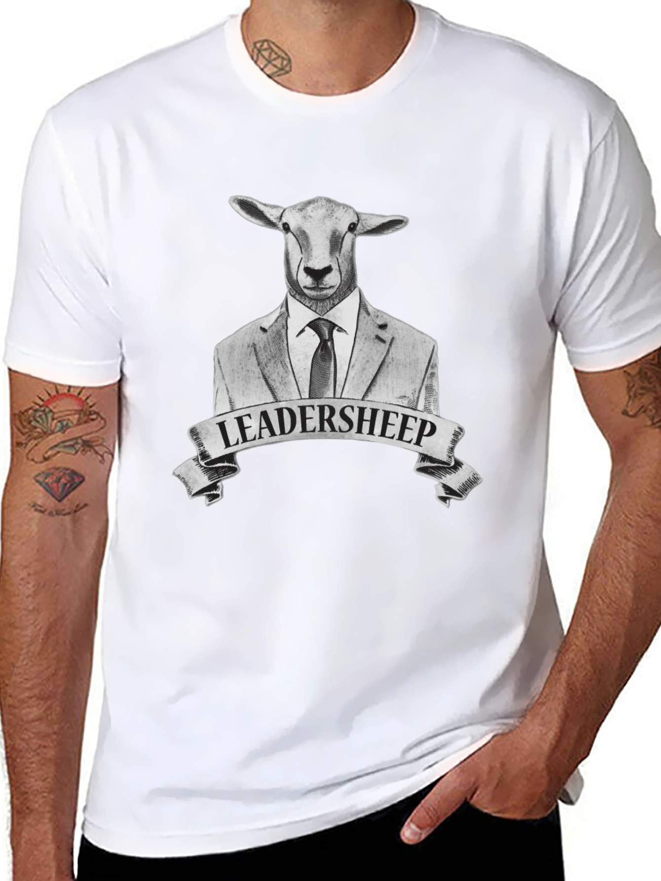 Leadersheep Graphic Tee - Black