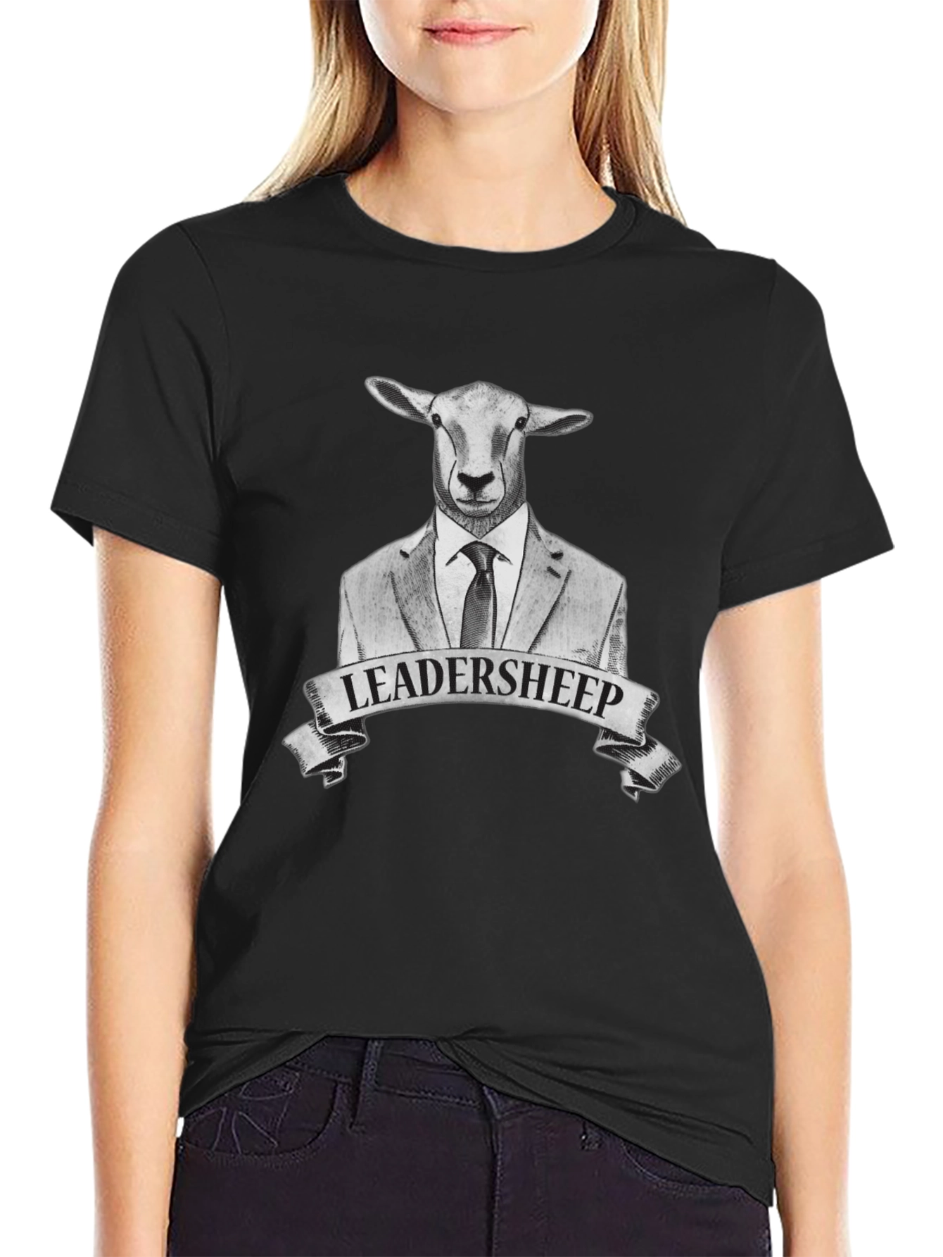 Leadersheep Graphic Tee - Black