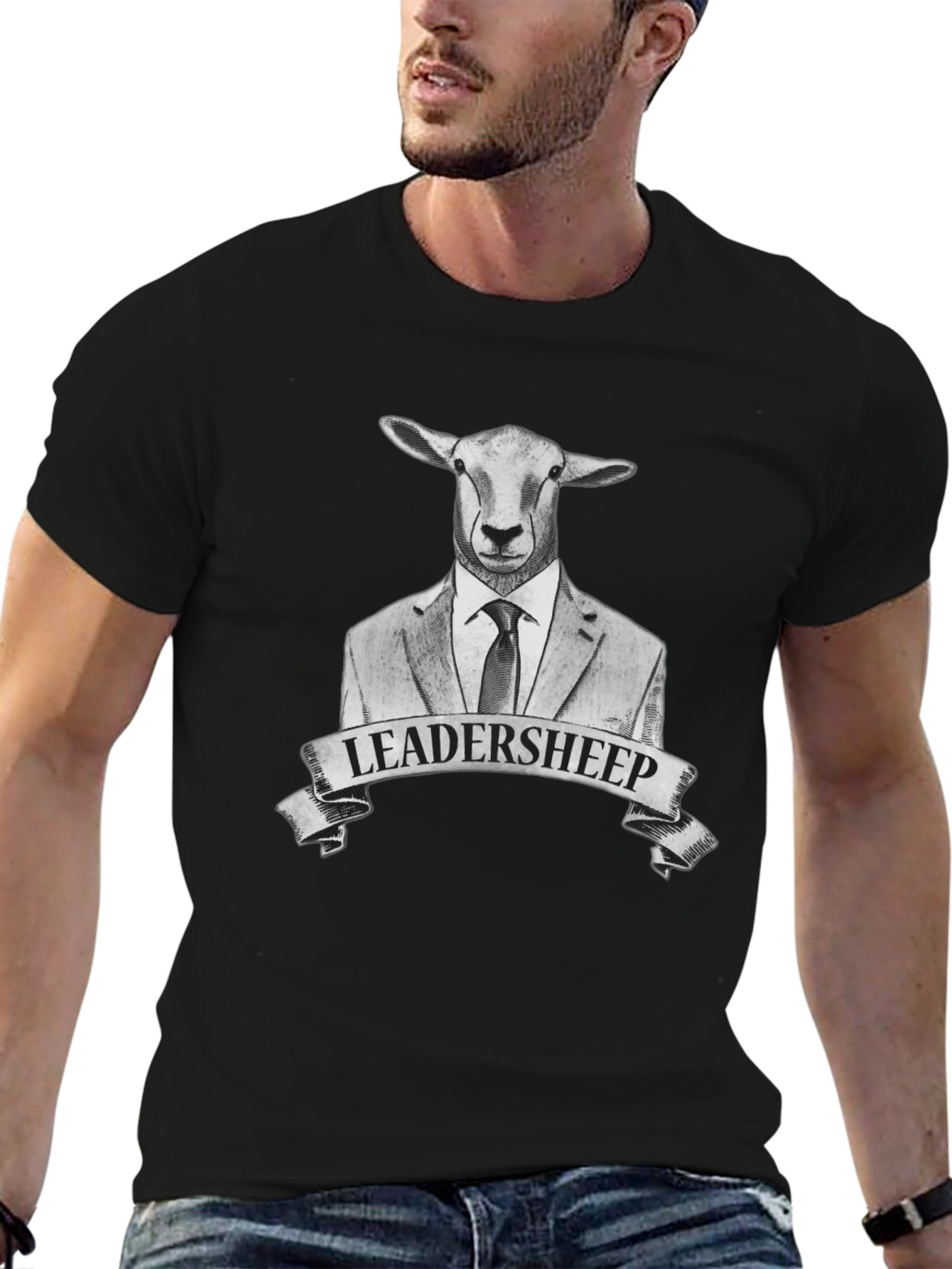 Leadersheep Graphic Tee - Black