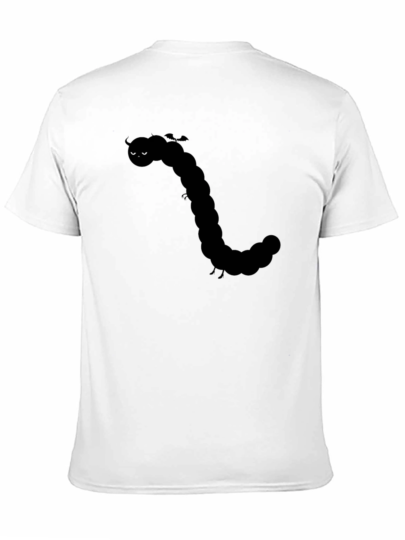 Caterpillar Graphic Tee - Black Cotton Shirt