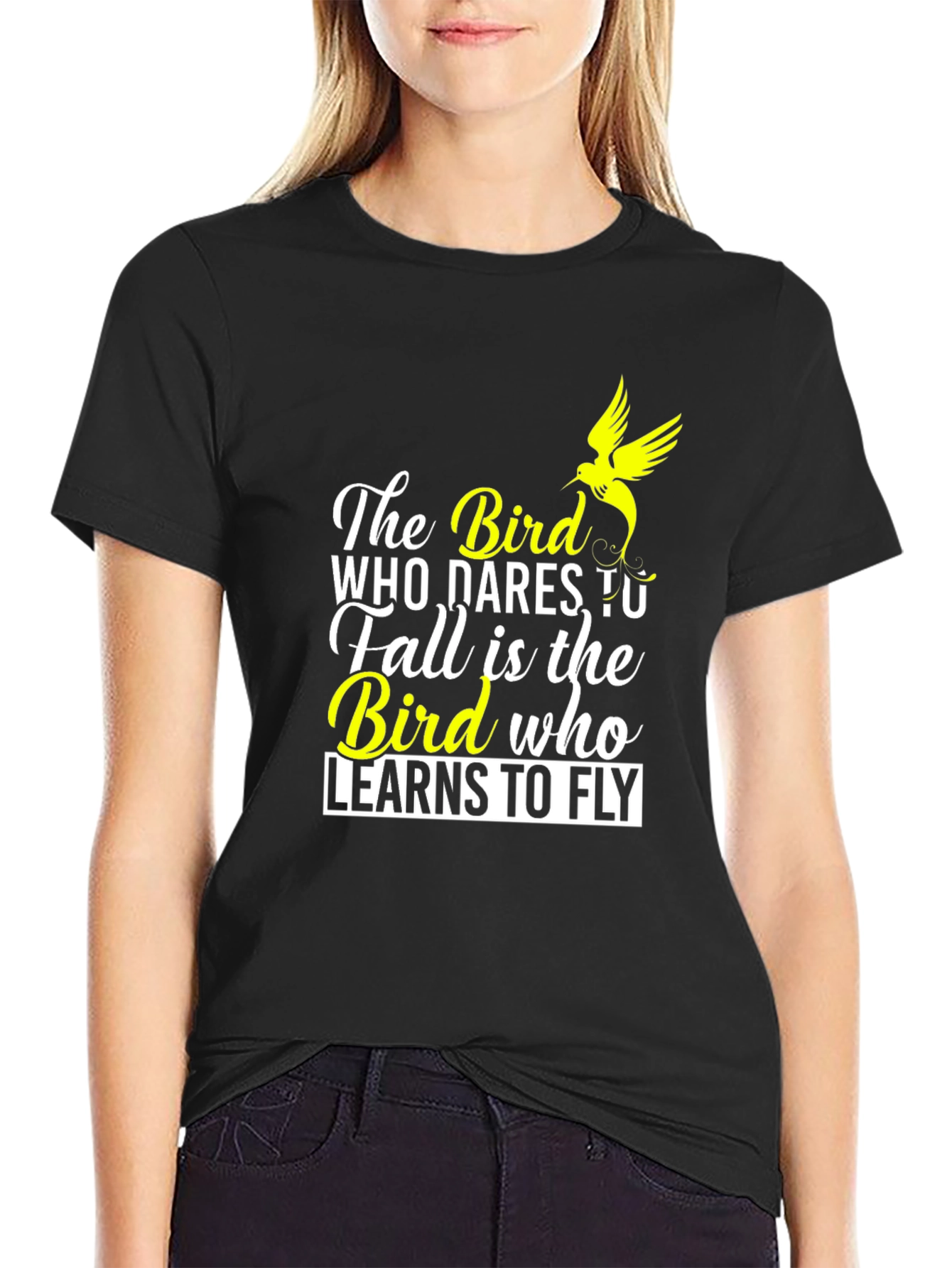 The Bird Who Dares to Fall Graphic Tee