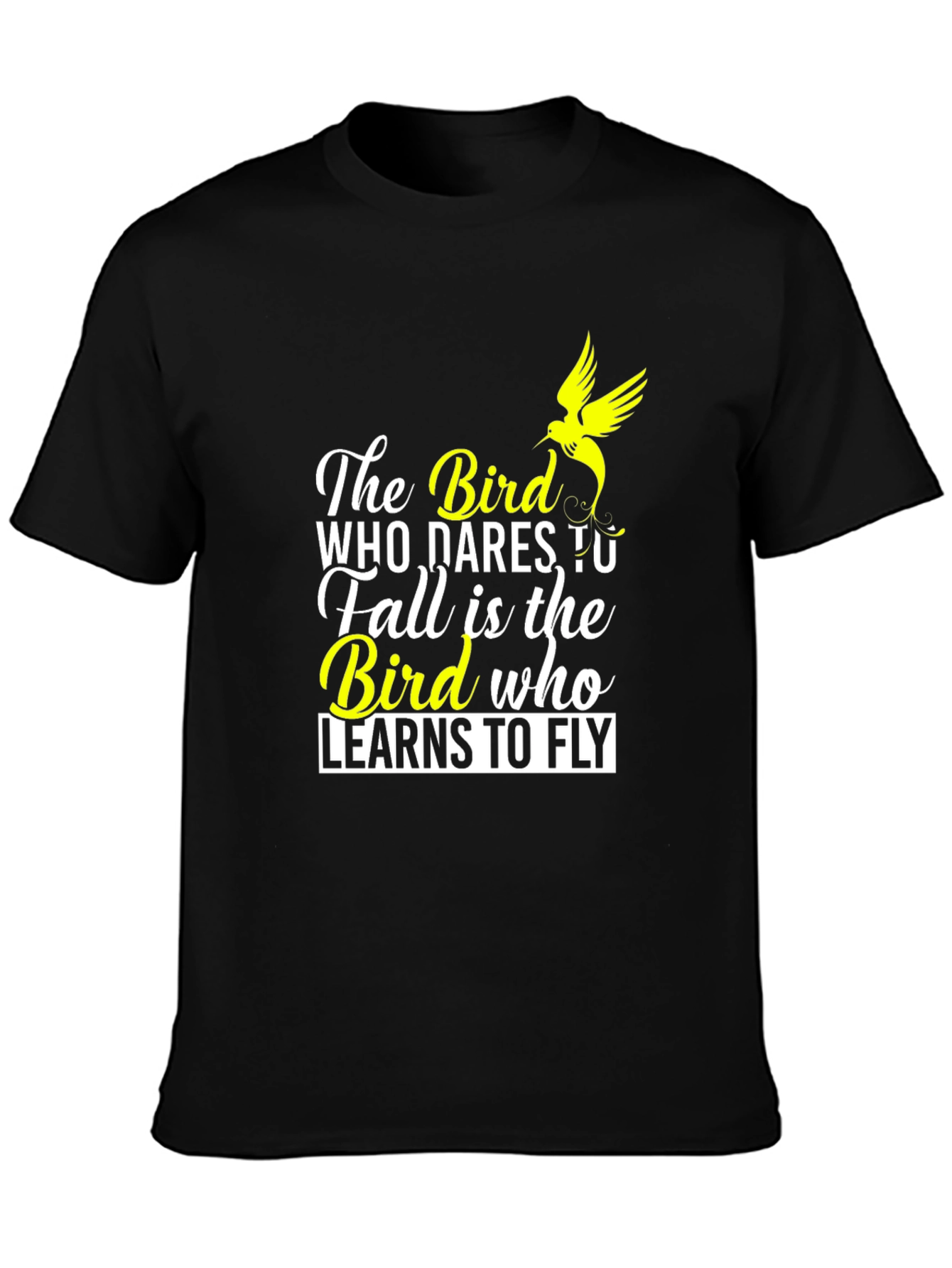 The Bird Who Dares to Fall Graphic Tee