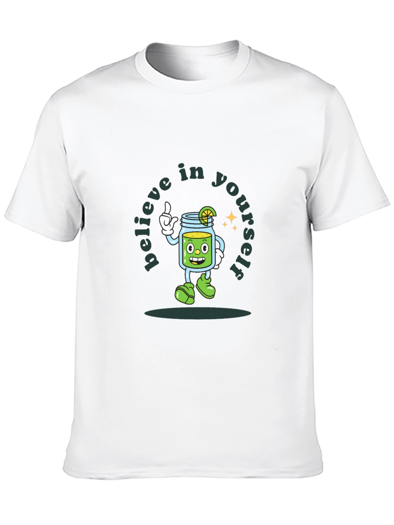 Believe In Yourself T-Shirt - Cute Cartoon Design