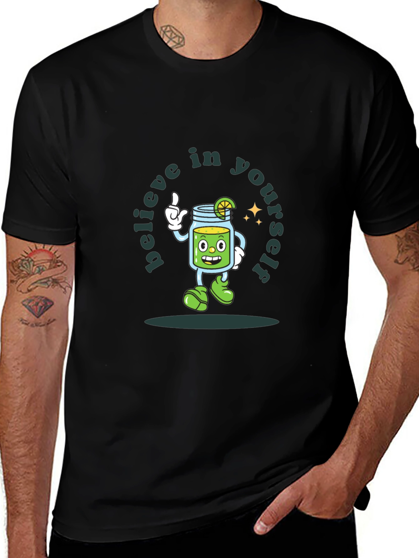 Believe In Yourself T-Shirt - Cute Cartoon Design