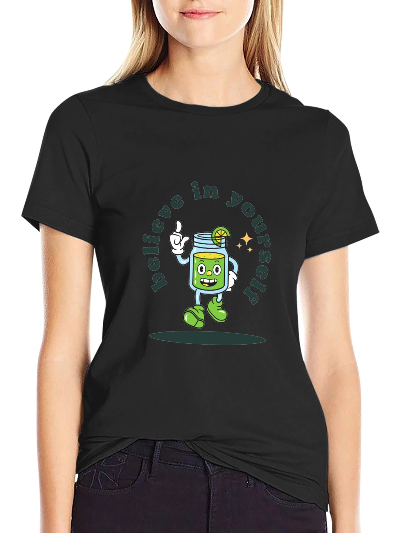 Believe In Yourself T-Shirt - Cute Cartoon Design