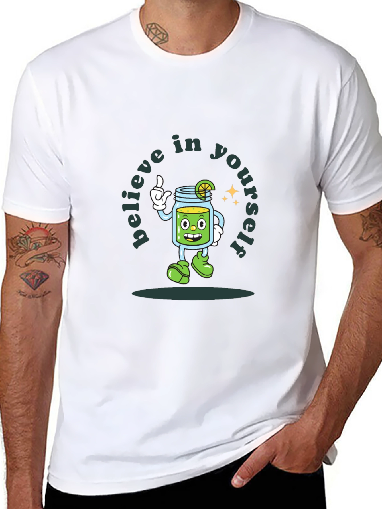 Believe In Yourself T-Shirt - Cute Cartoon Design