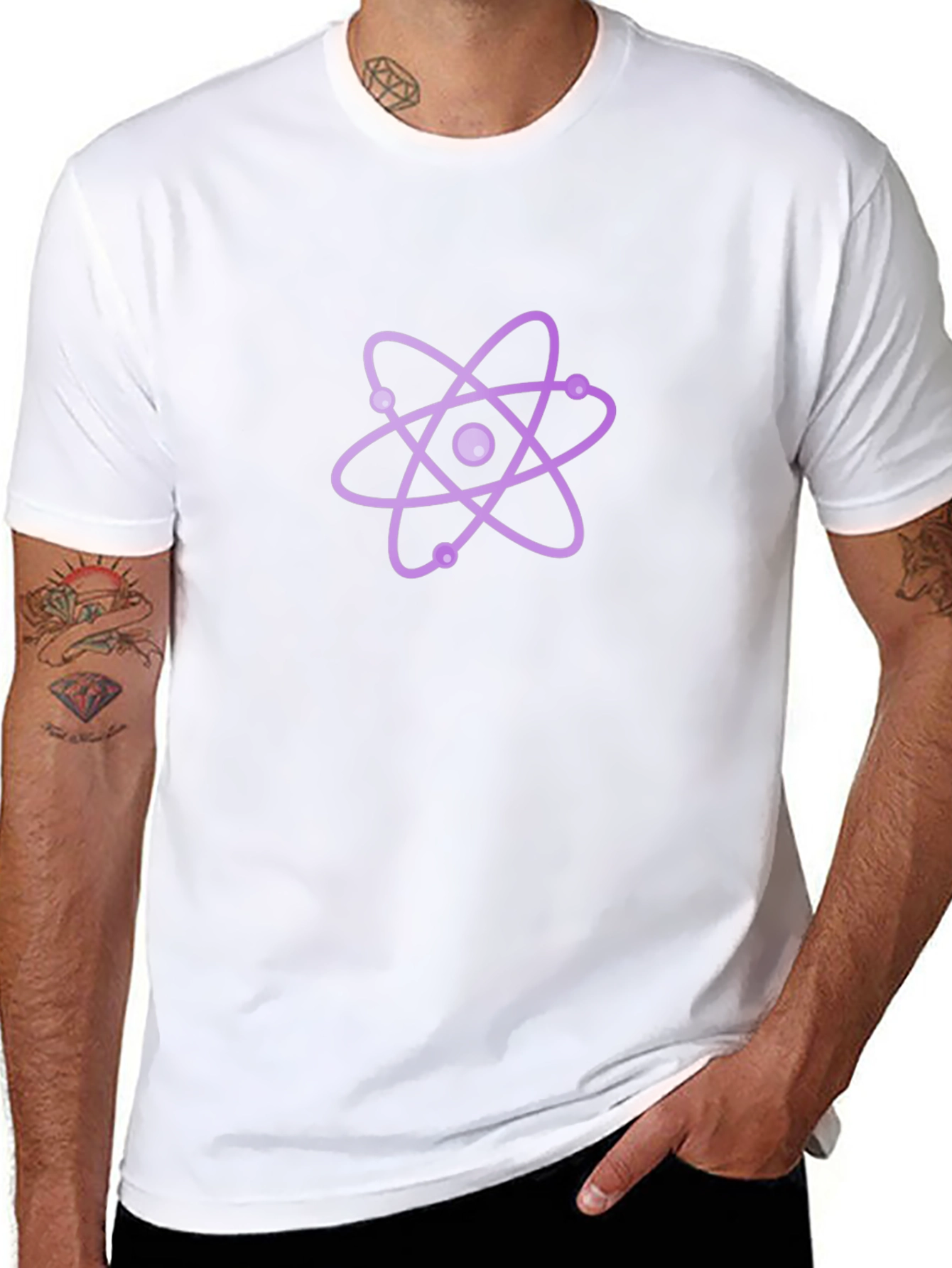 Atom Graphic Tee - Science Style