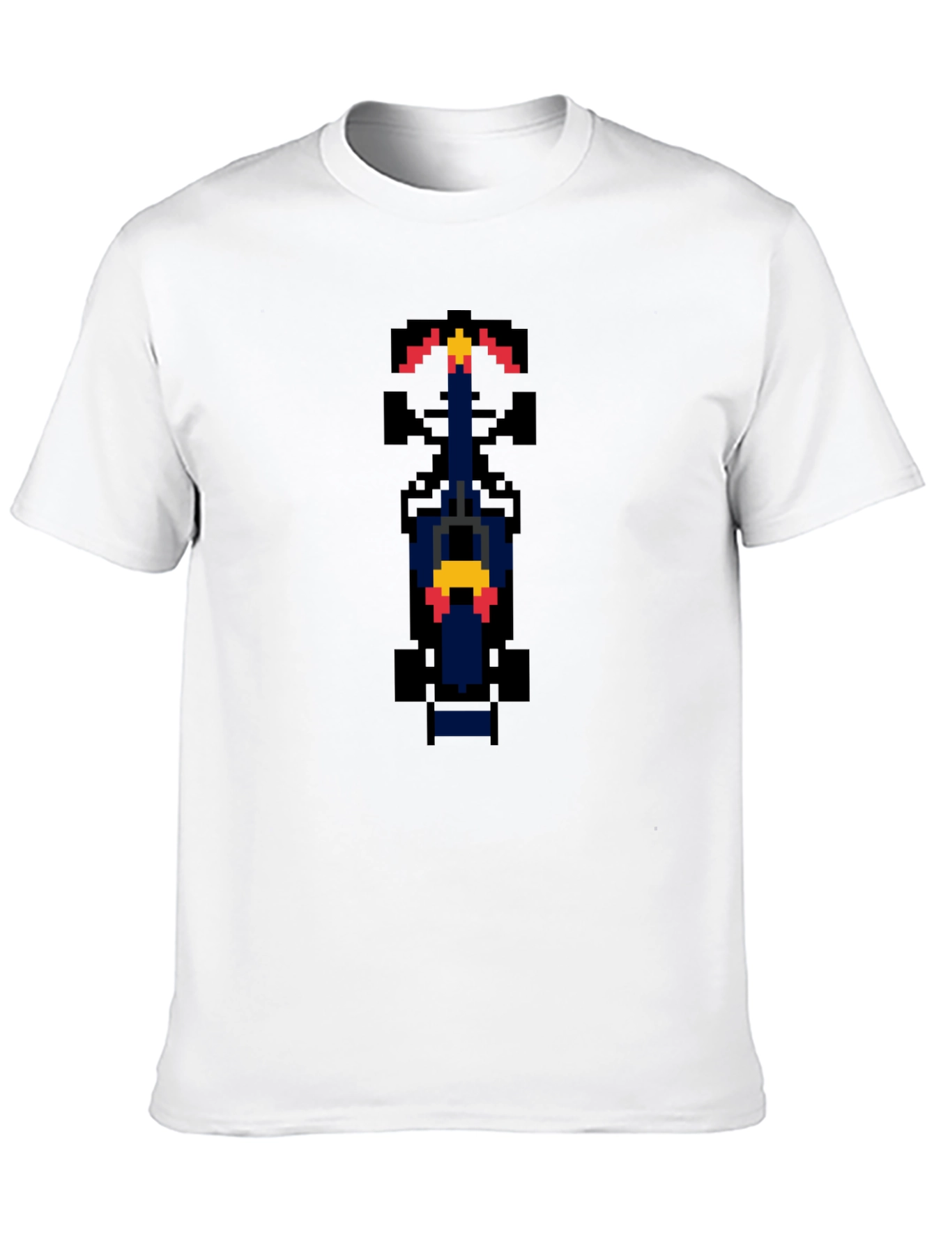 Retro Pixel Racer T-Shirt - Black