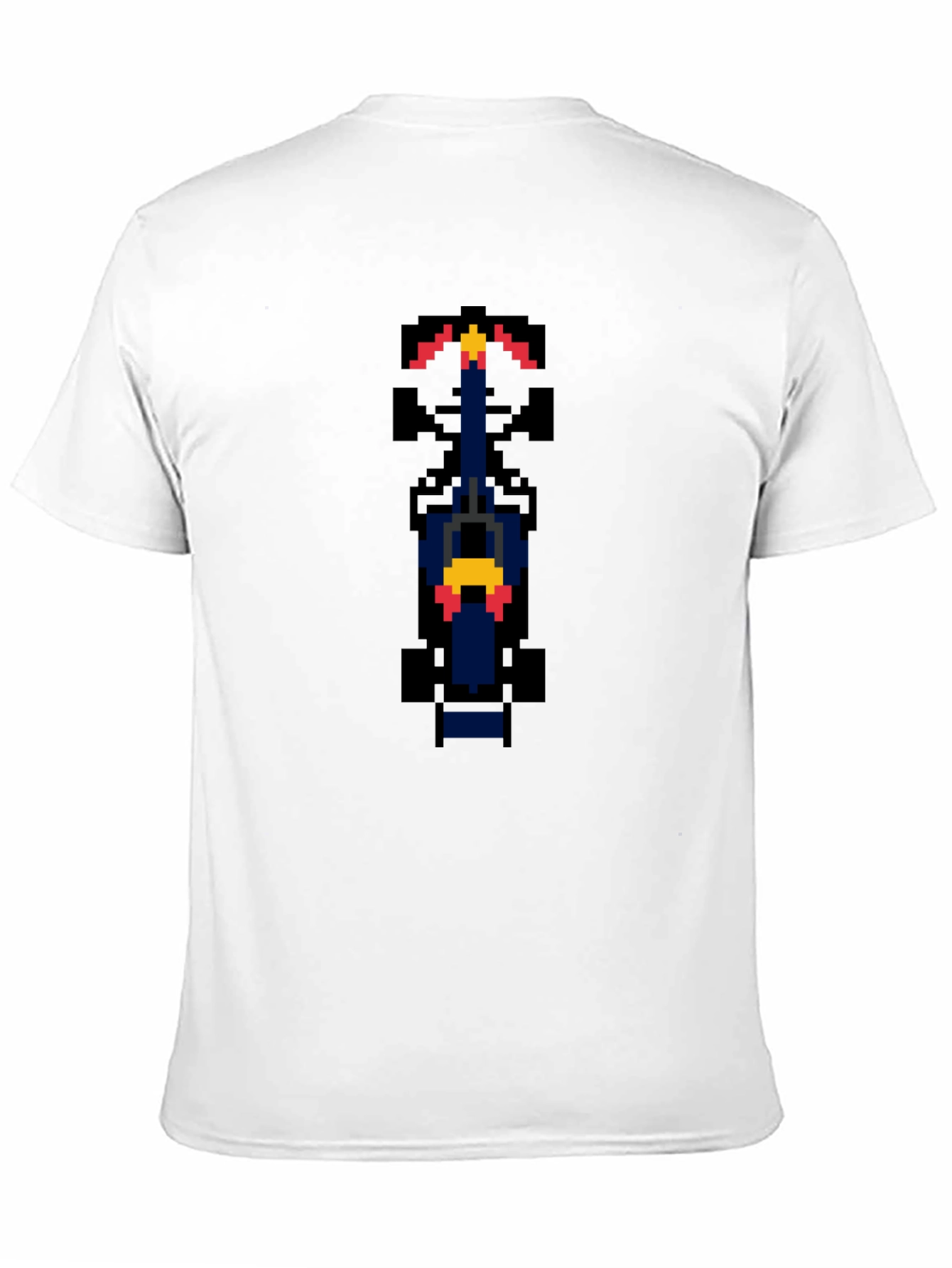 Retro Pixel Racer T-Shirt - Black