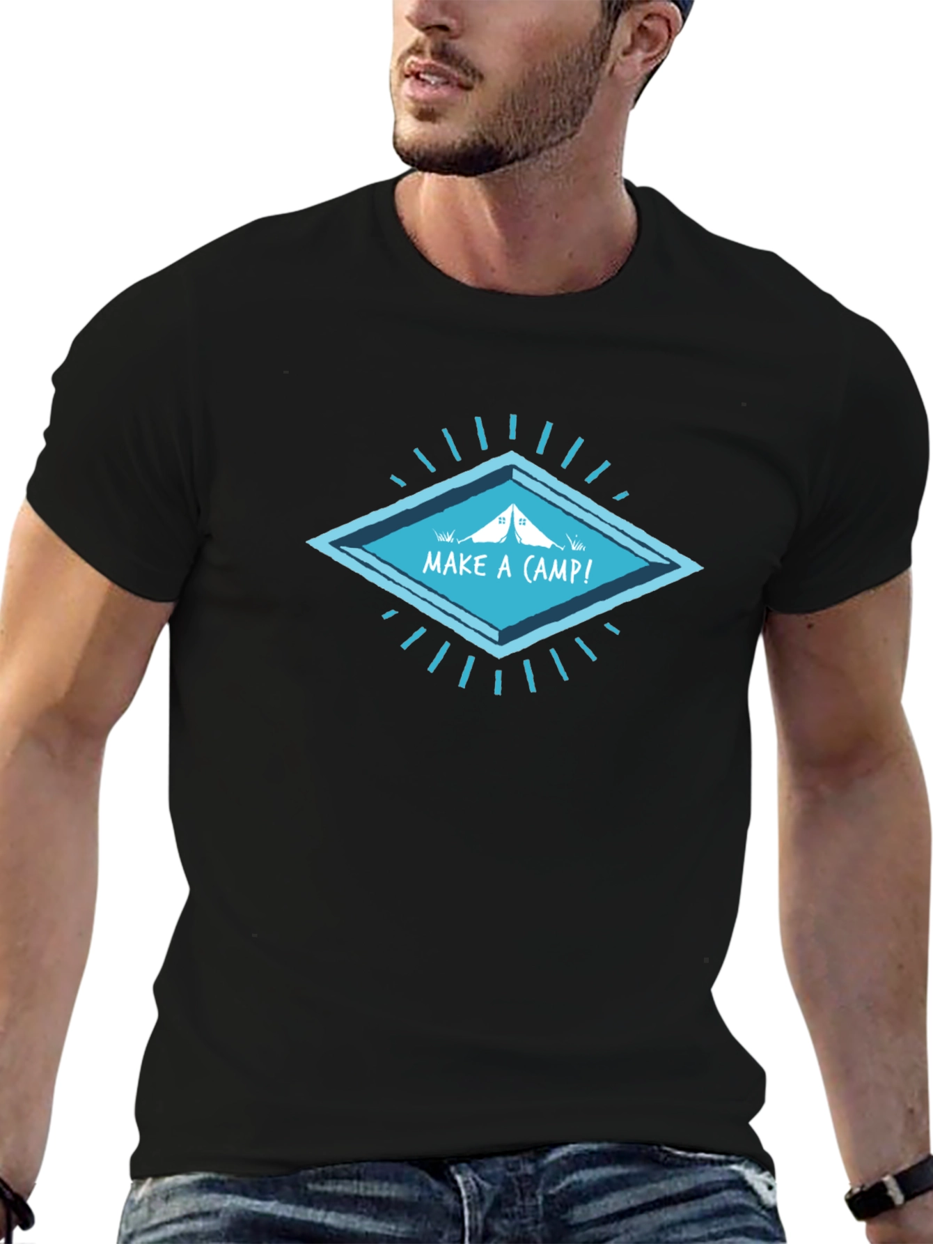 Make a Camp! Camping Graphic Tee