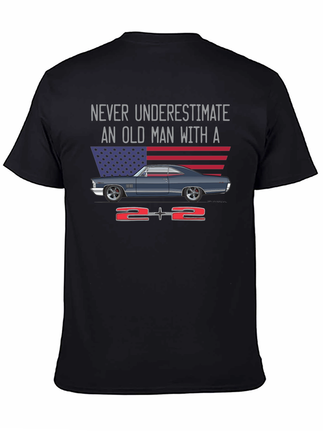 Never Underestimate Old Man Graphic Tee