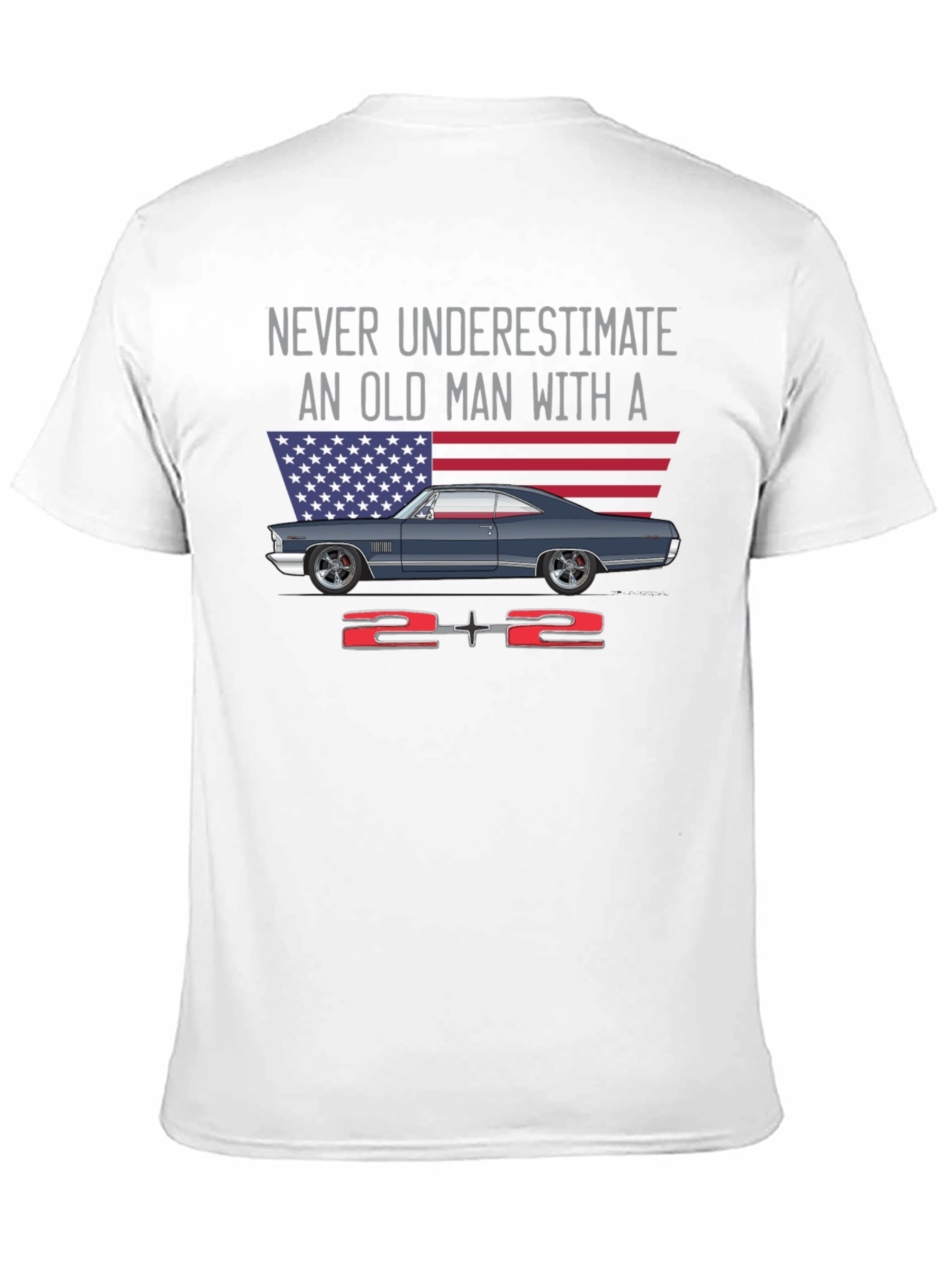 Never Underestimate Old Man Graphic Tee