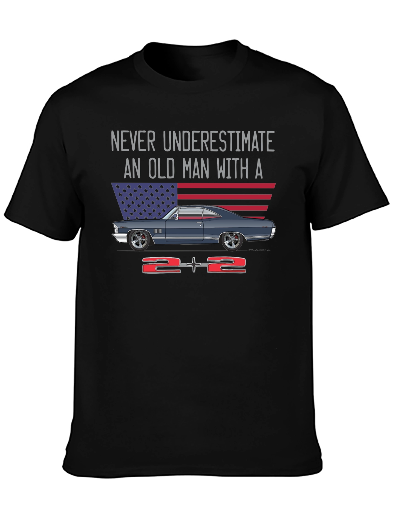 Never Underestimate Old Man Graphic Tee