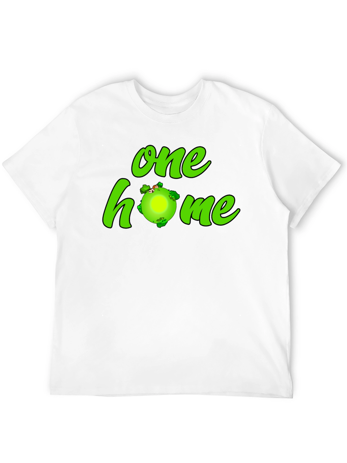 One Home Earth Graphic T-Shirt