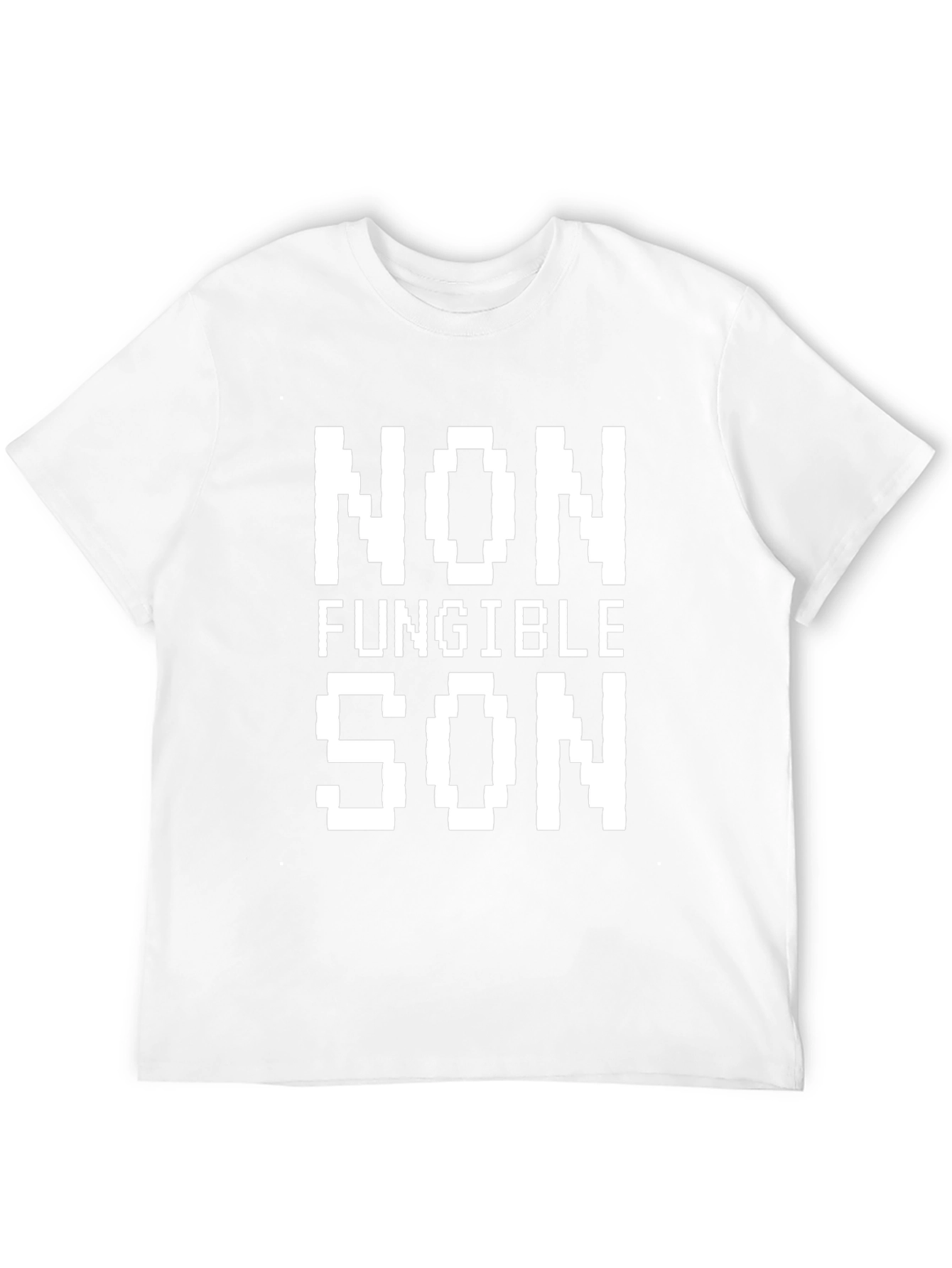 Non-Fungible Son Pixel Art T-Shirt - Black