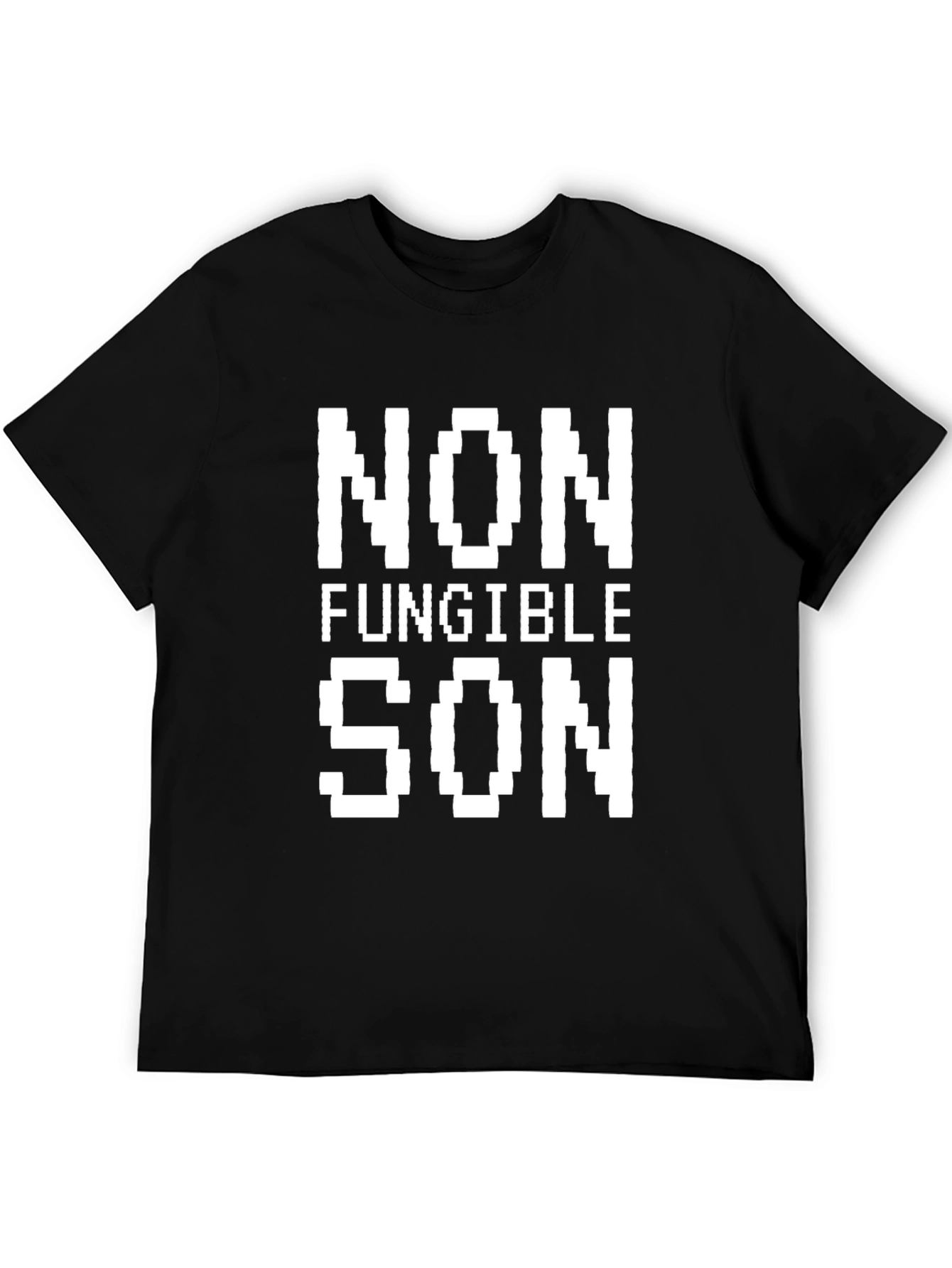 Non-Fungible Son Pixel Art T-Shirt - Black