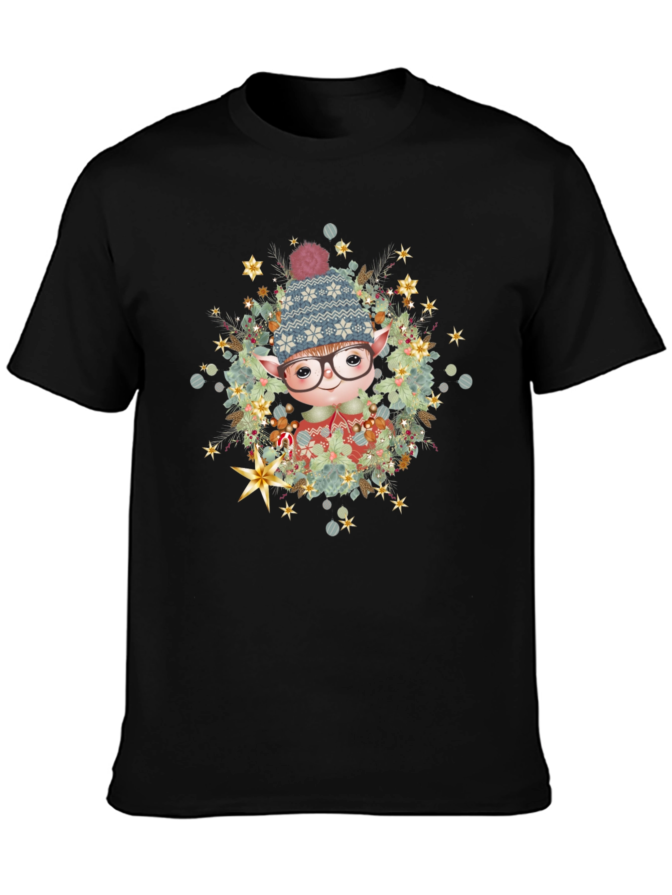 Holiday Elf T-Shirt - Festive Christmas Tee