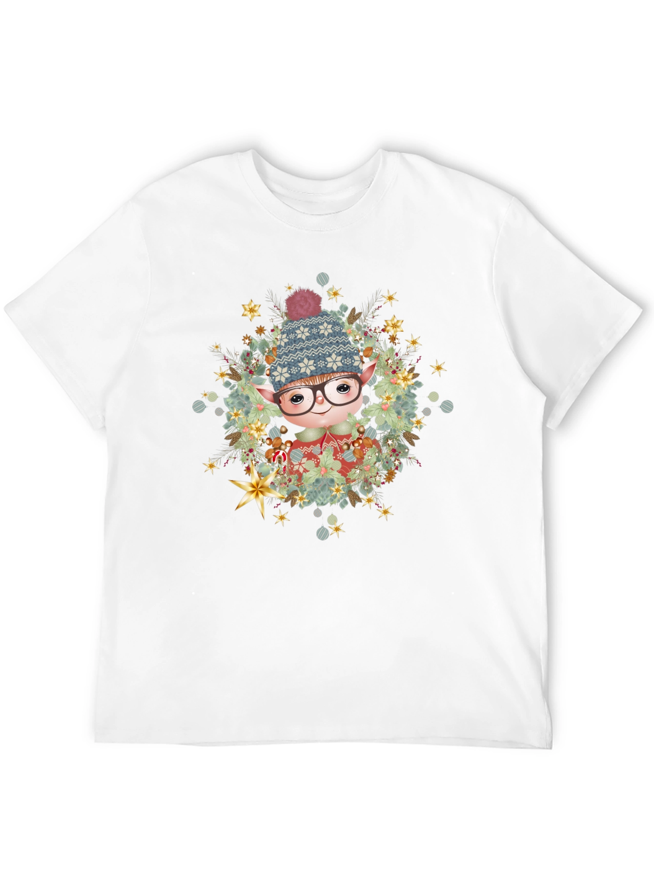 Holiday Elf T-Shirt - Festive Christmas Tee