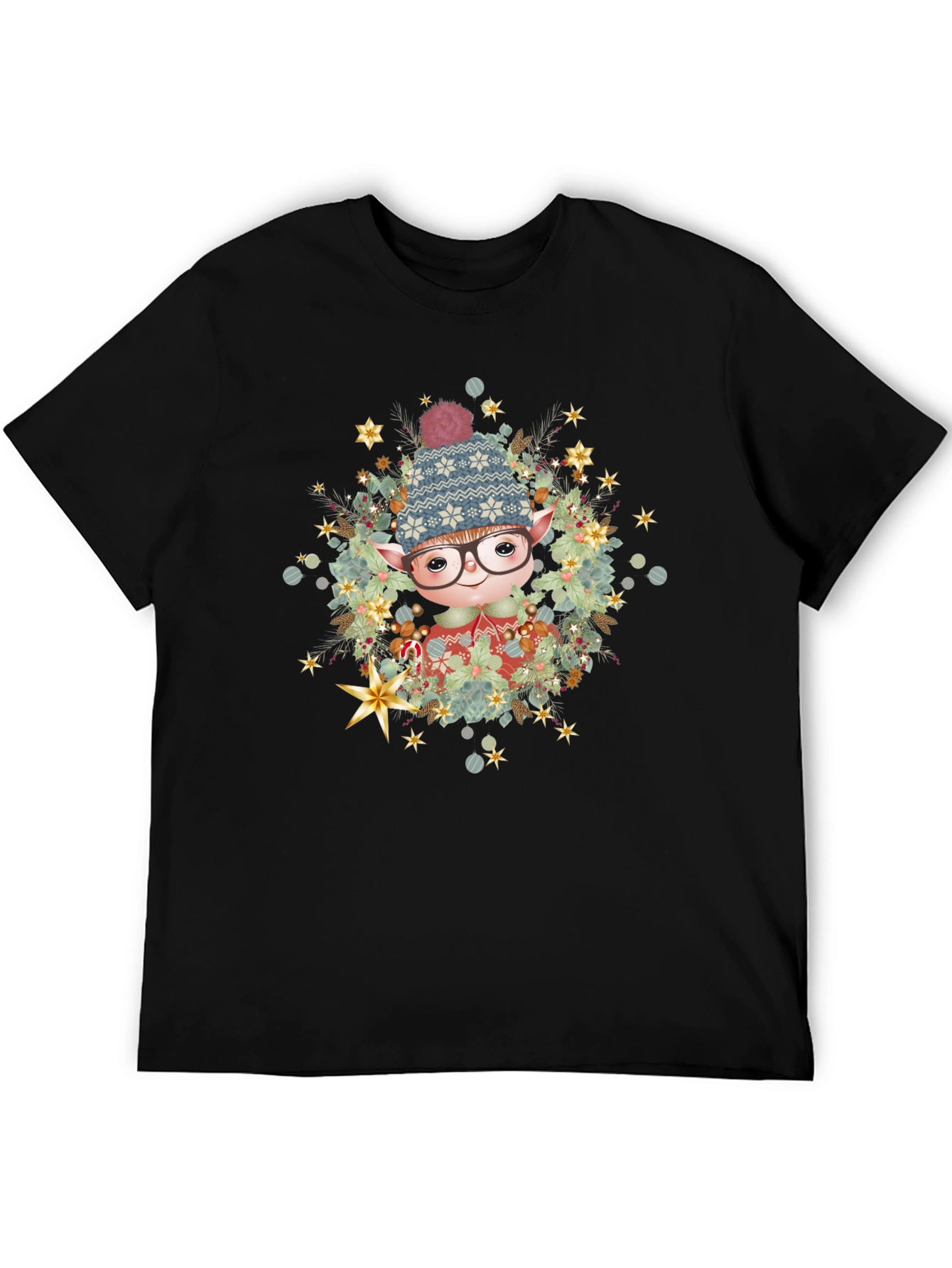 Holiday Elf T-Shirt - Festive Christmas Tee