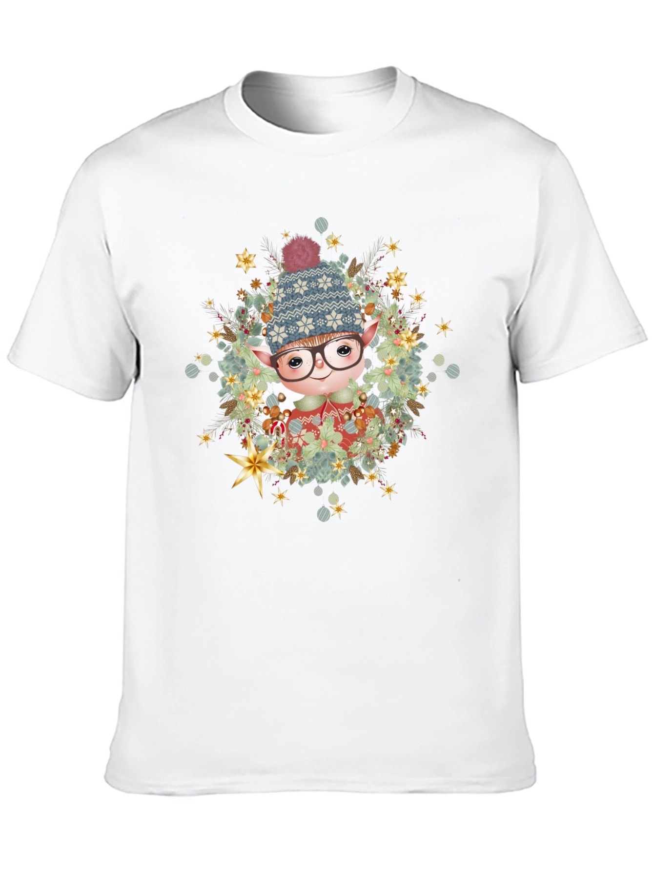 Holiday Elf T-Shirt - Festive Christmas Tee