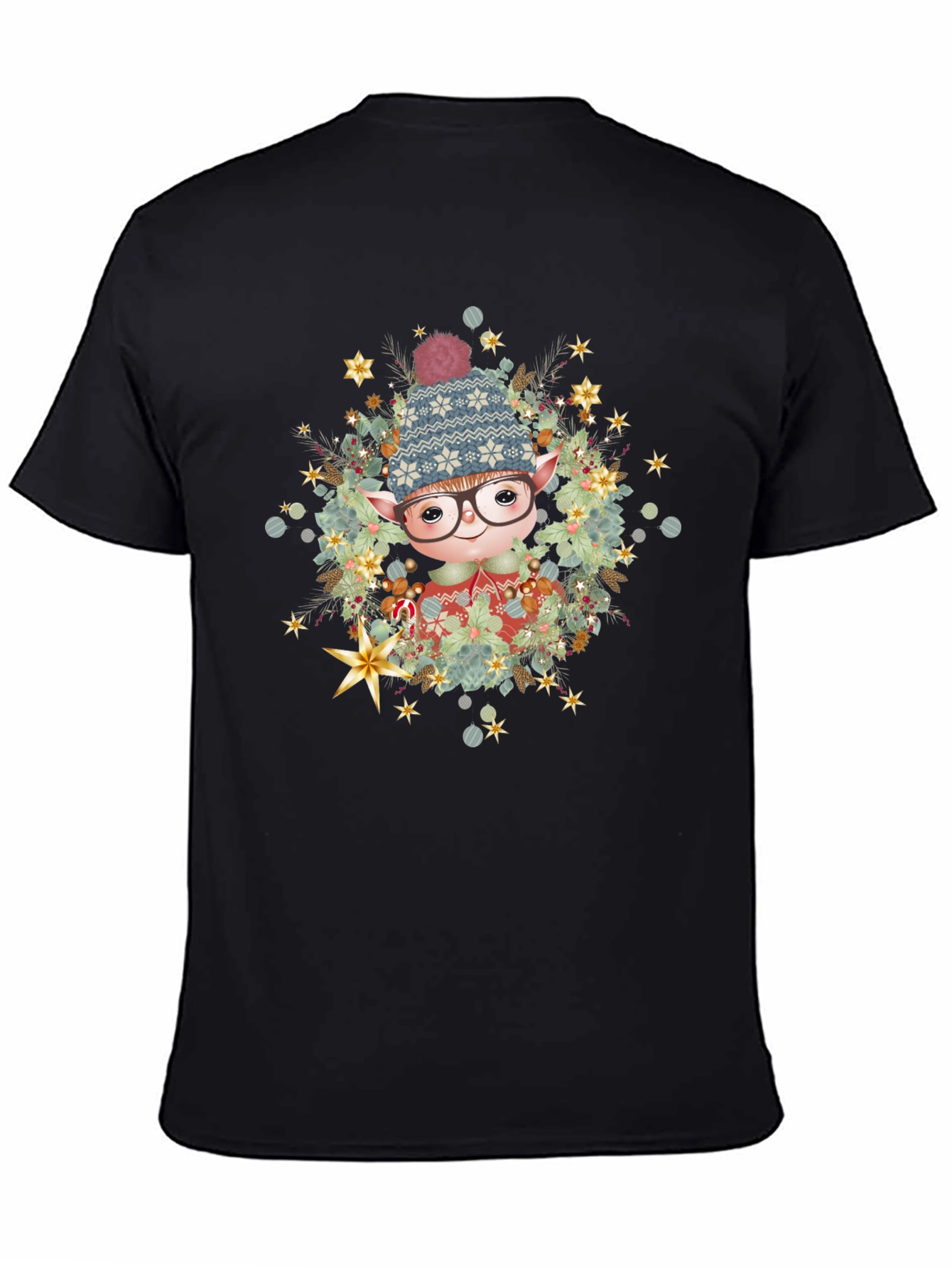 Holiday Elf T-Shirt - Festive Christmas Tee