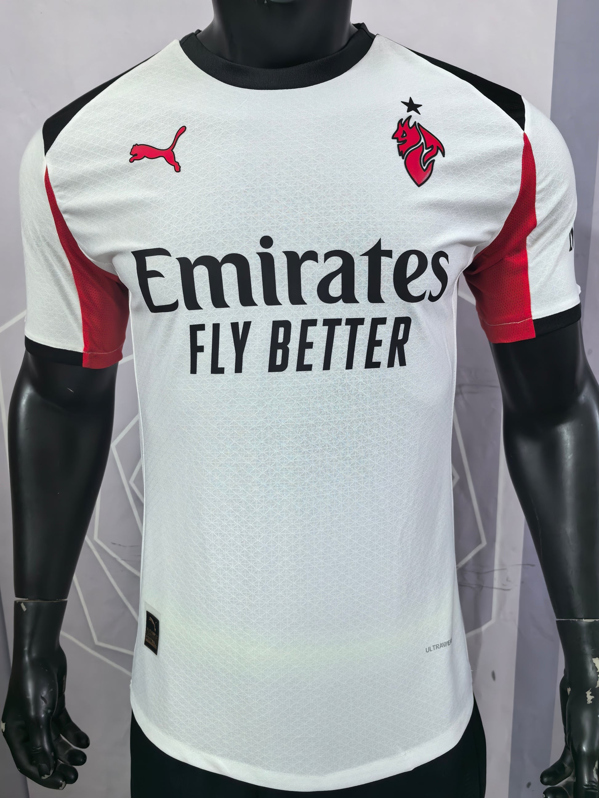 AC Milan 25-26 White Player Version Soccer Jersey