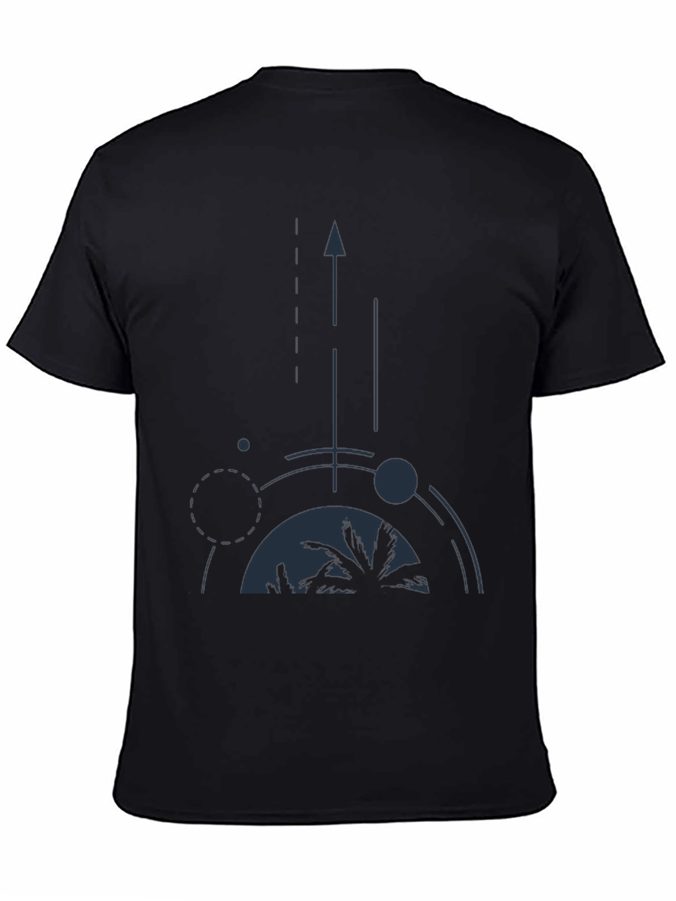 Abstract Palm Tree Graphic Tee