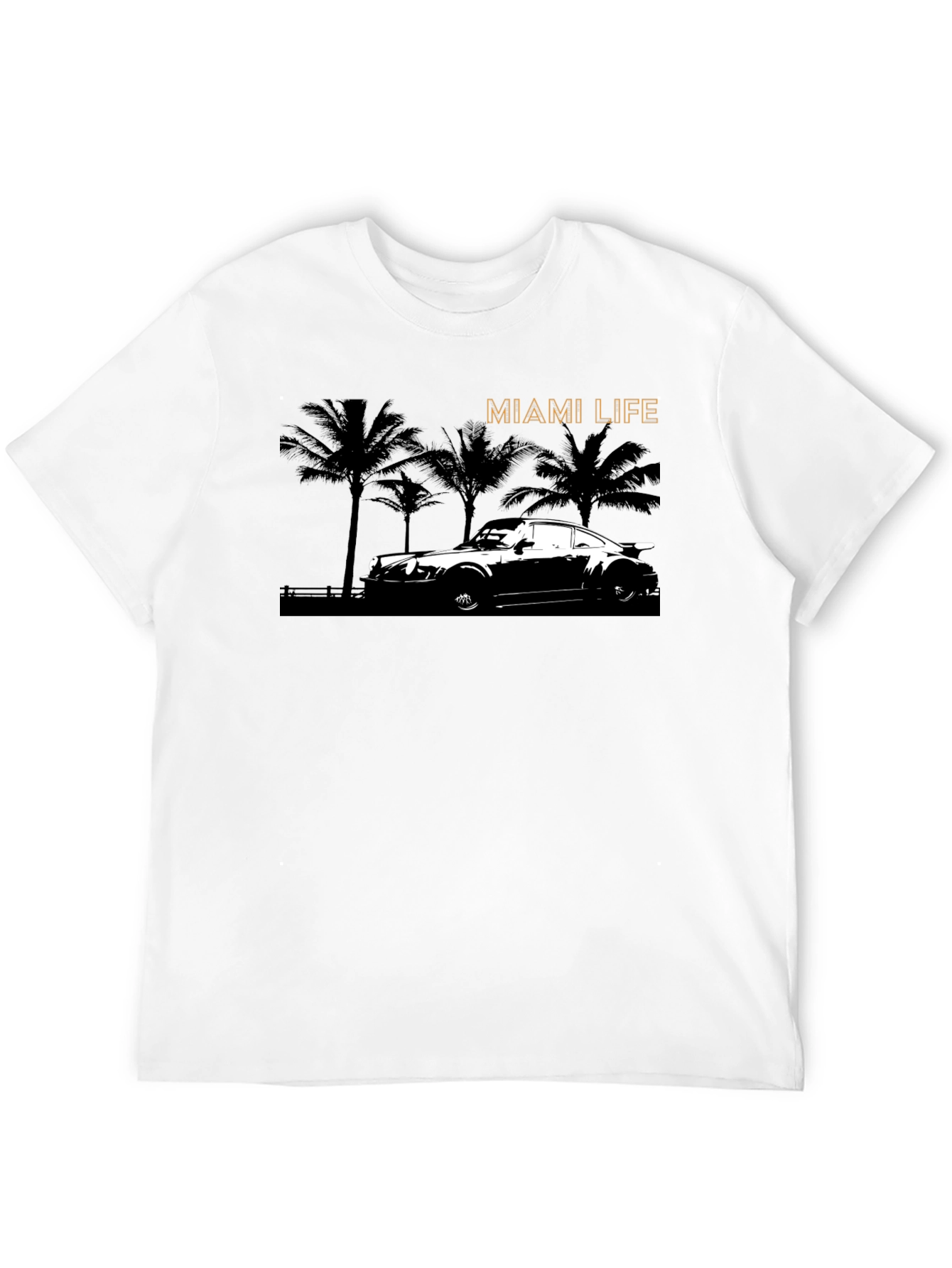 Miami Life T-Shirt - Classic Car Graphic Tee