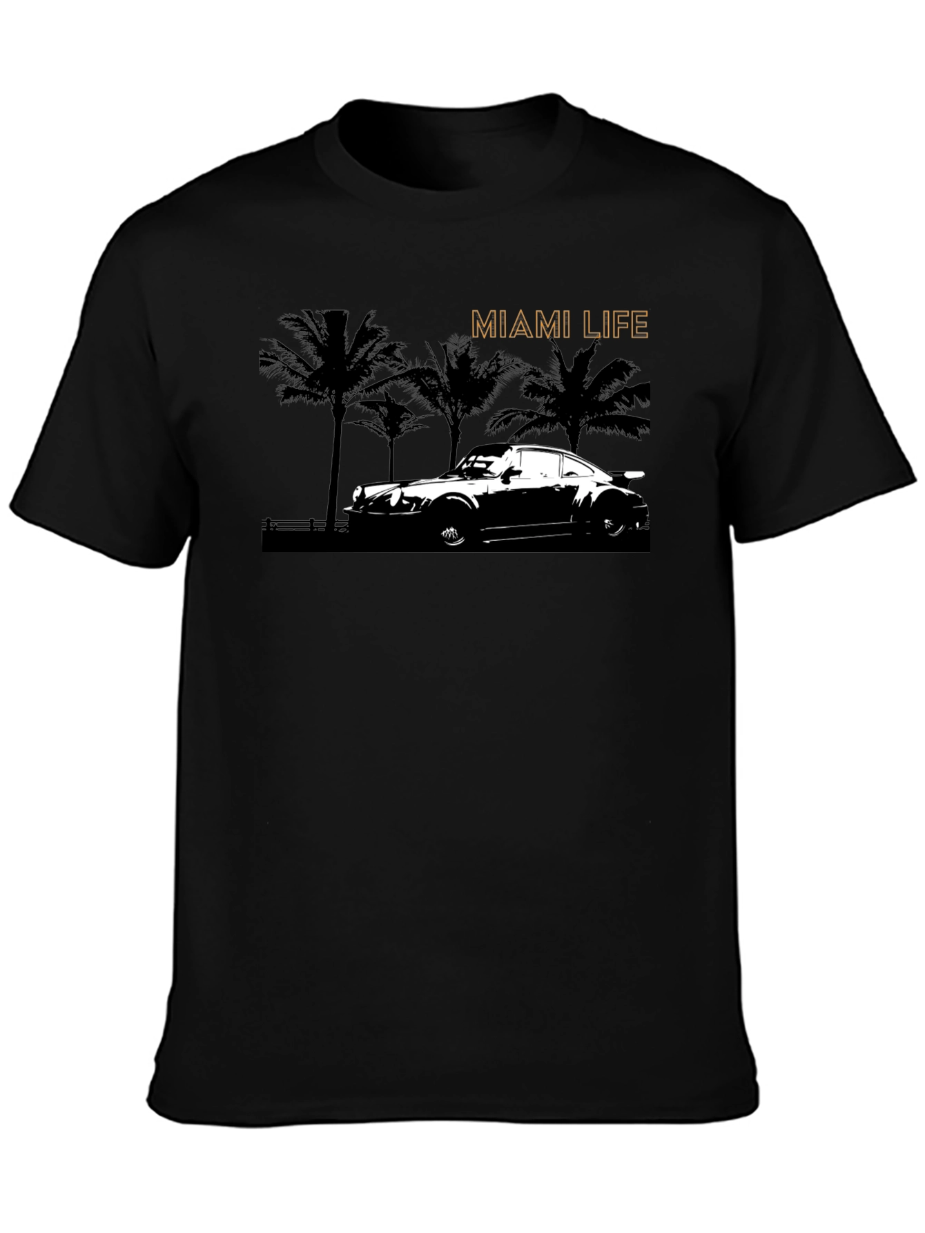 Miami Life T-Shirt - Classic Car Graphic Tee