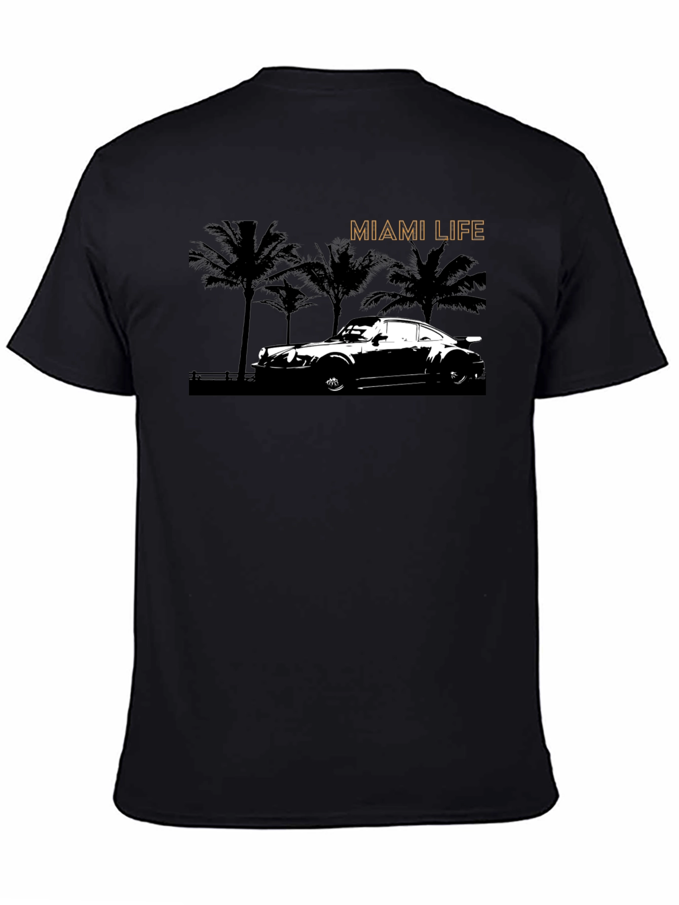 Miami Life T-Shirt - Classic Car Graphic Tee