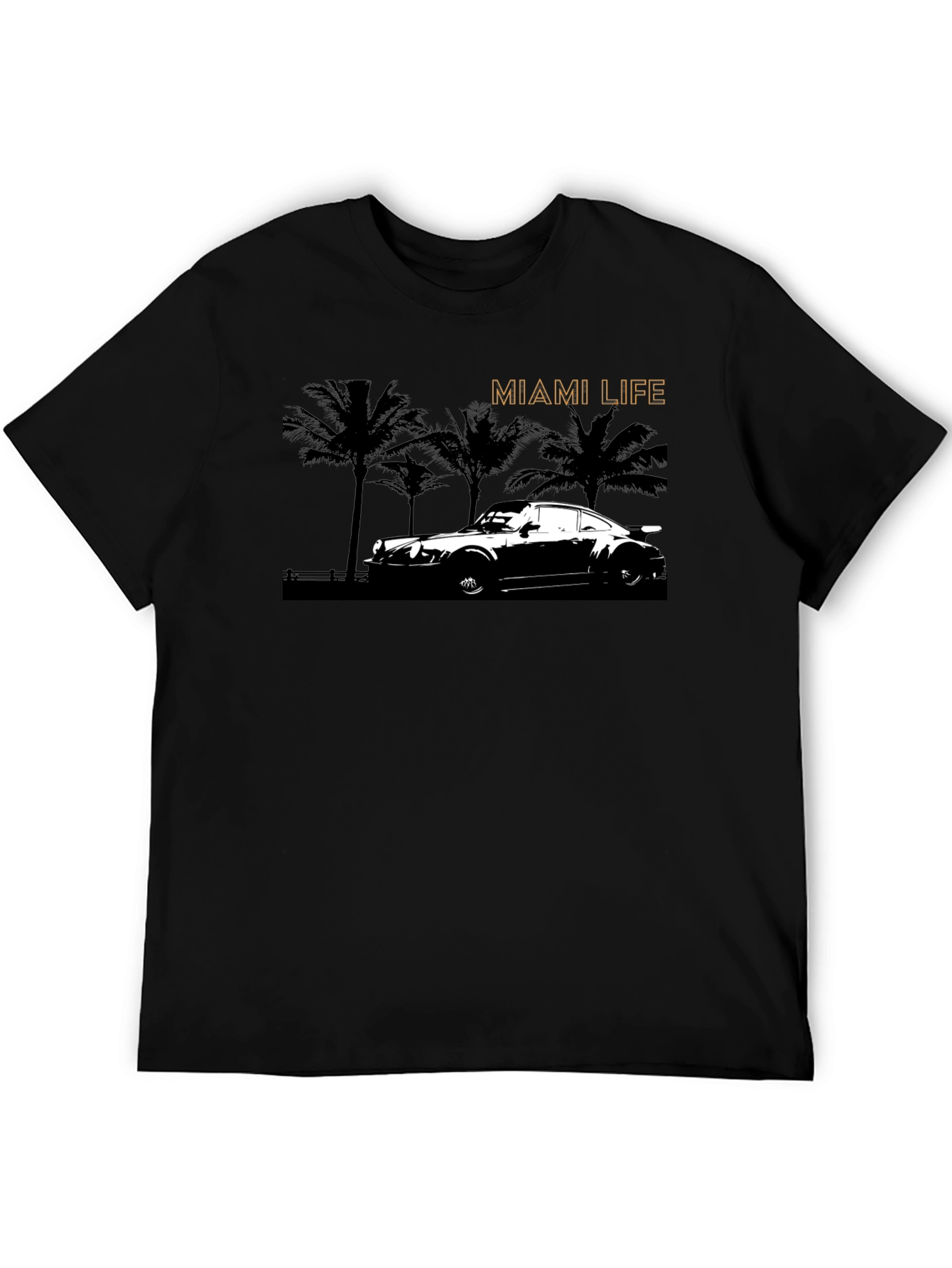 Miami Life T-Shirt - Classic Car Graphic Tee