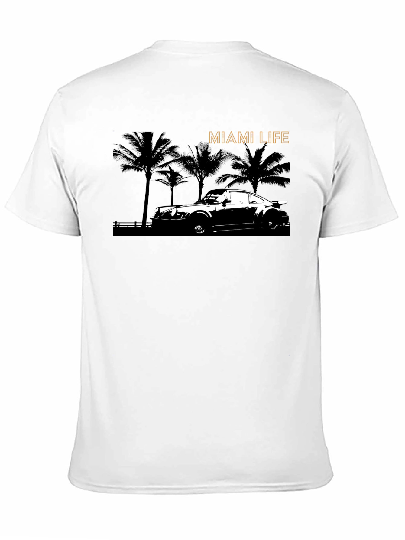 Miami Life T-Shirt - Classic Car Graphic Tee