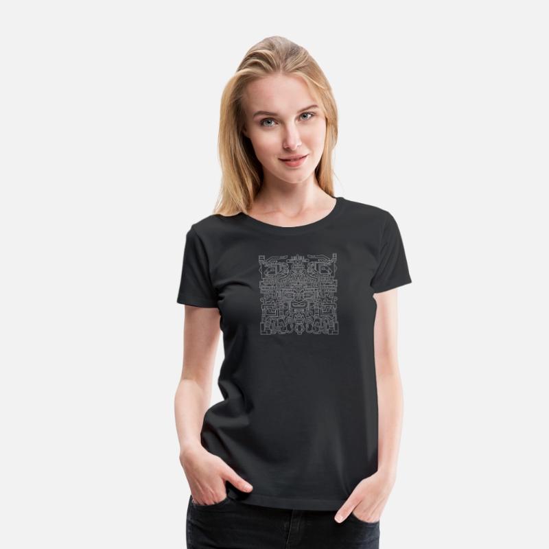 Abstract Aztec Talisman pattern