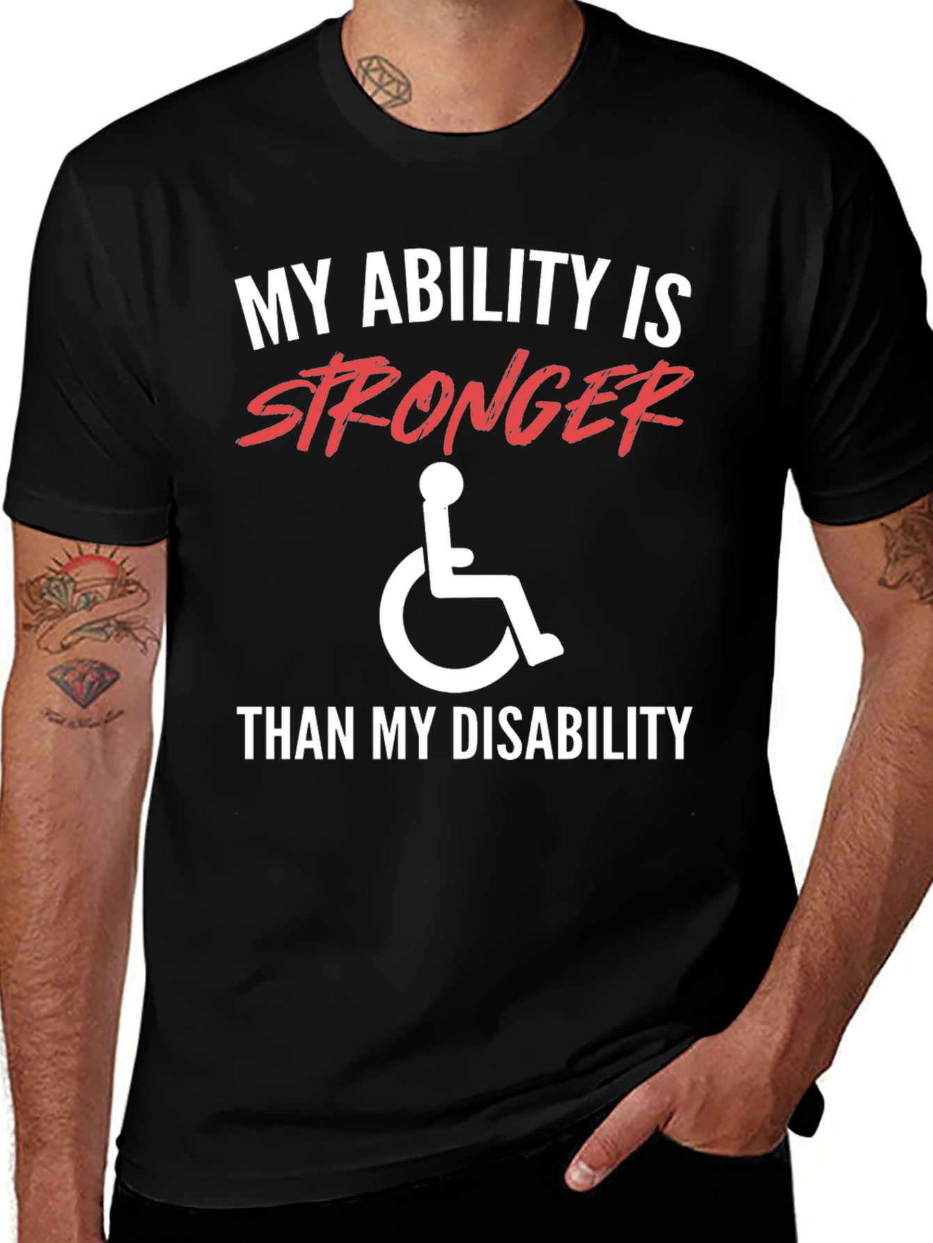 Ability Stronger Than Disability T-Shirt