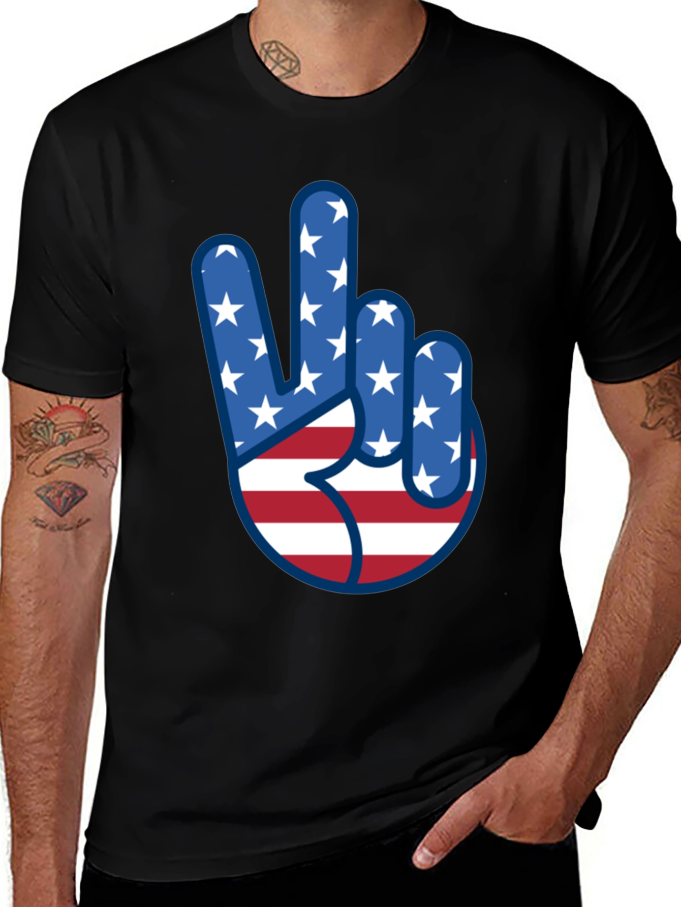 Patriotic Peace Sign T-Shirt