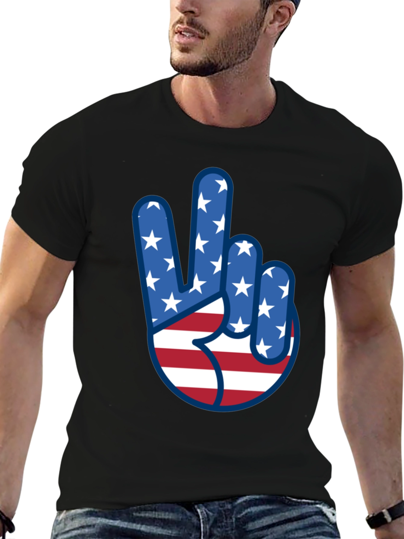 Patriotic Peace Sign T-Shirt