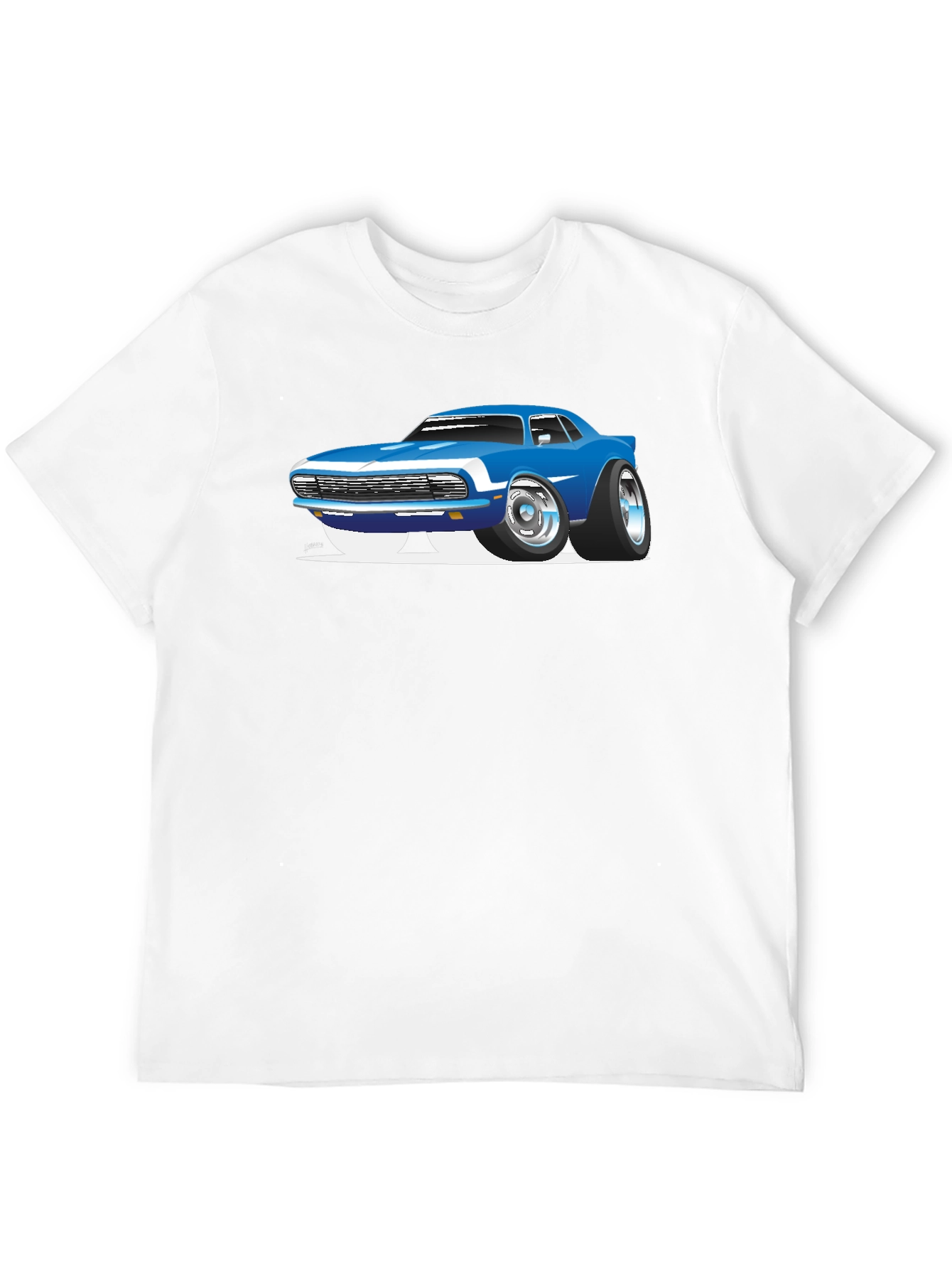 Cool Car Graphic Black T-Shirt