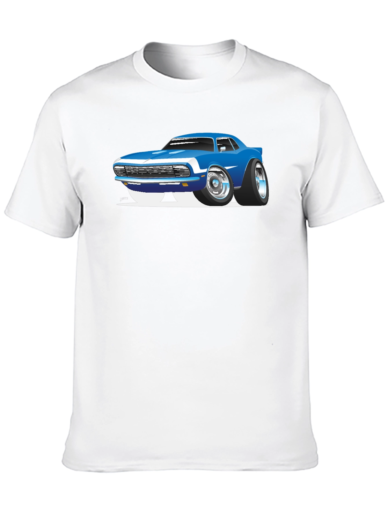 Cool Car Graphic Black T-Shirt