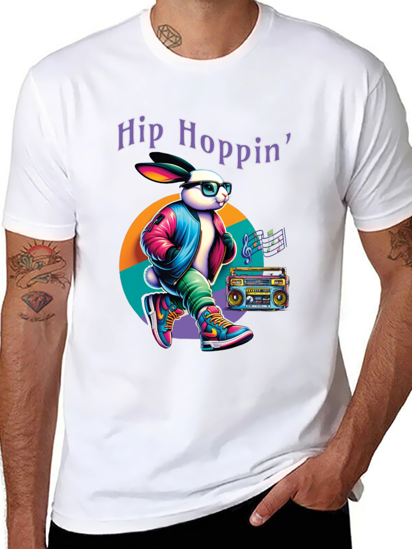 Hip Hoppin Rabbit Graphic Tee