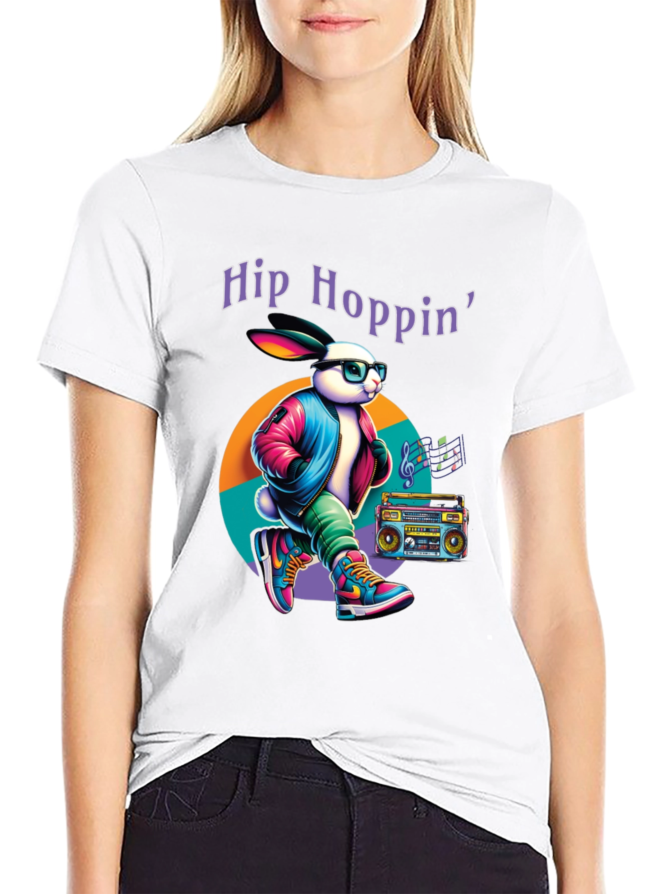 Hip Hoppin Rabbit Graphic Tee