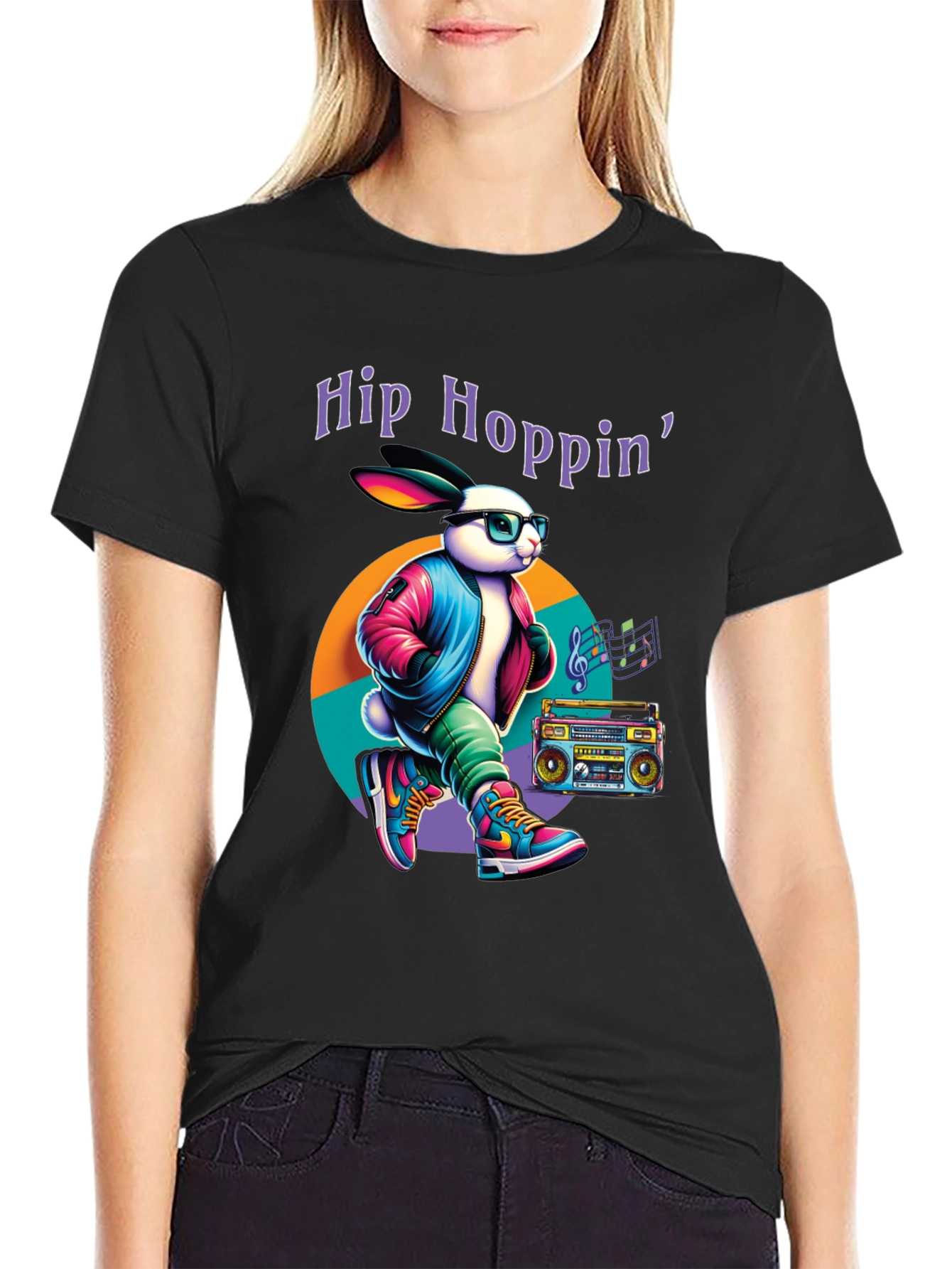 Hip Hoppin Rabbit Graphic Tee