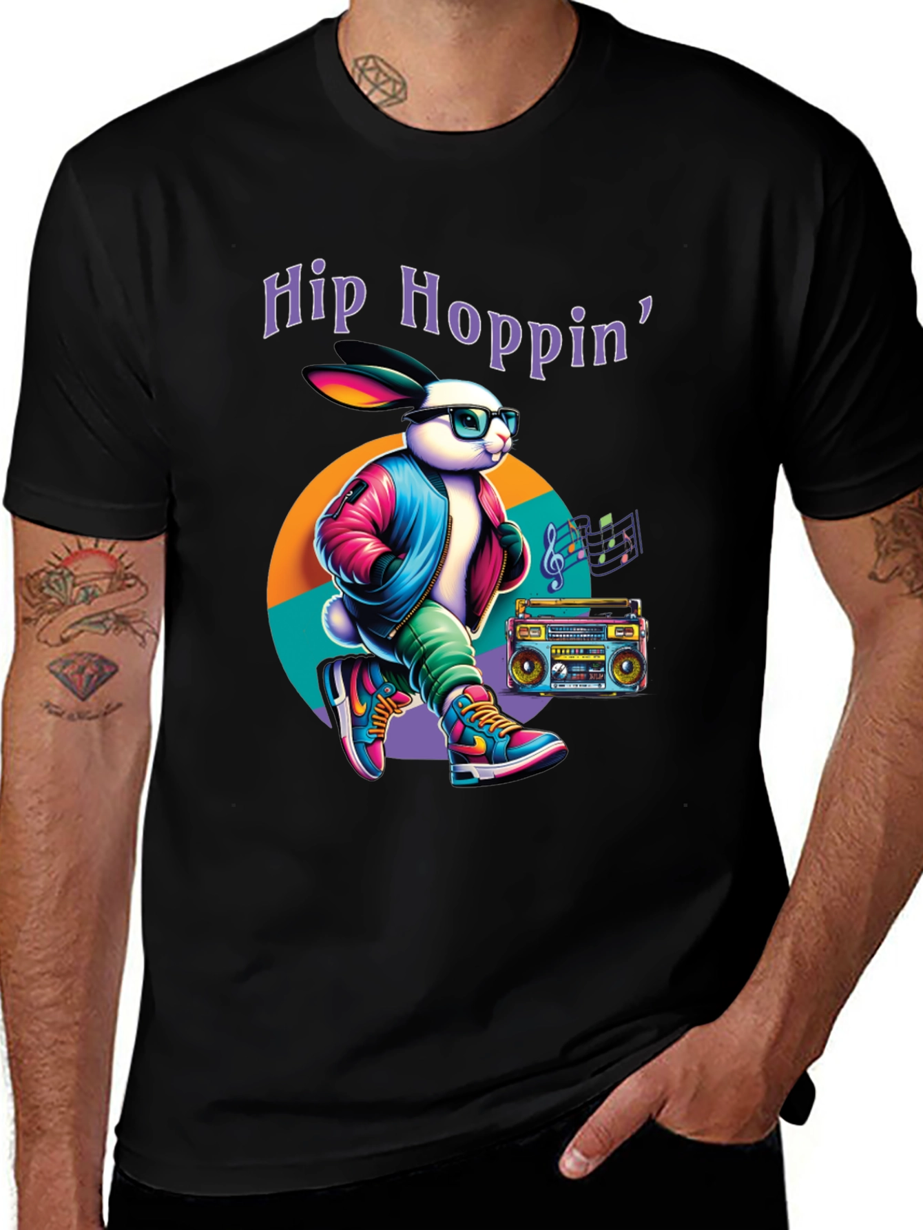 Hip Hoppin Rabbit Graphic Tee