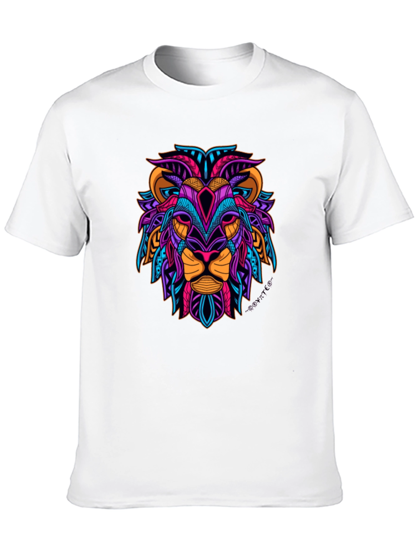 Vibrant Lion Graphic Tee - Bold Style