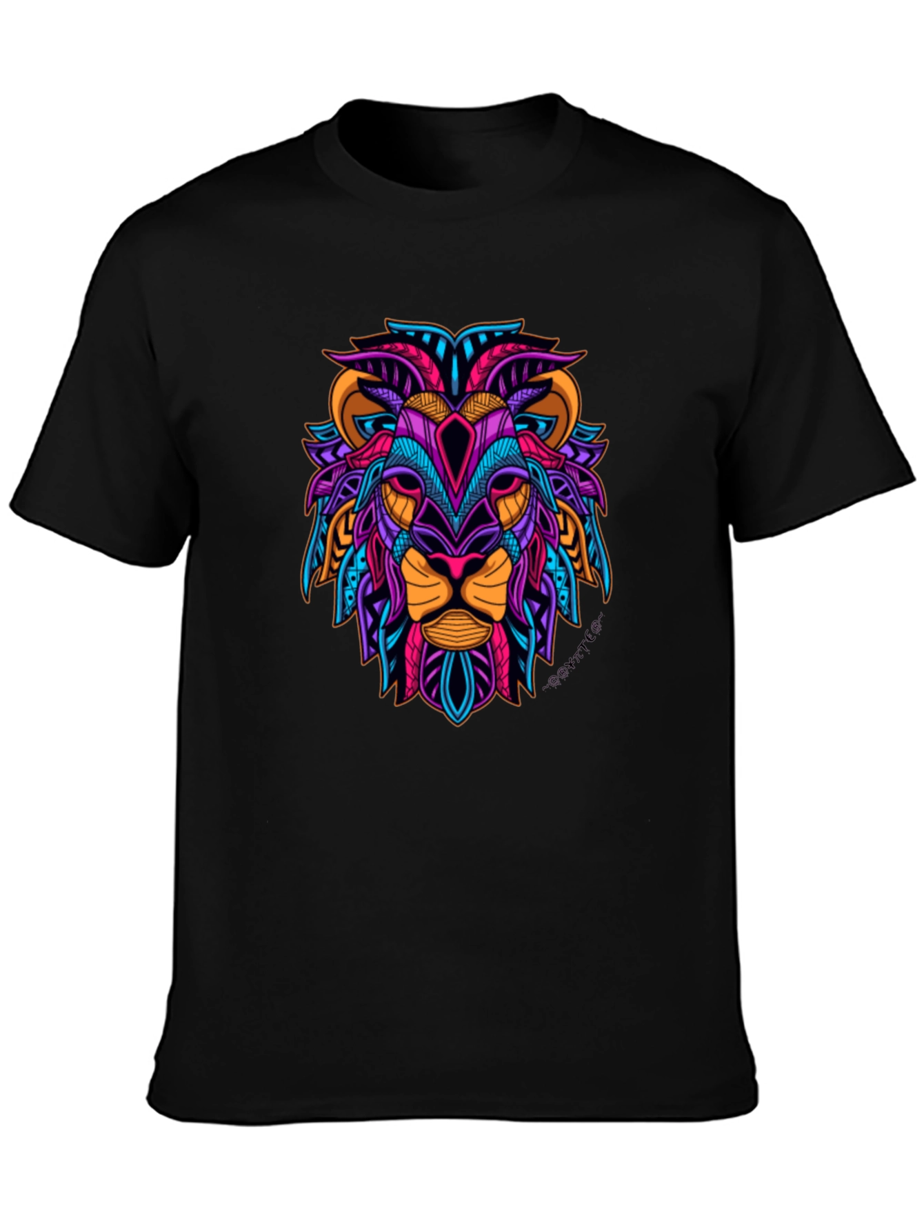 Vibrant Lion Graphic Tee - Bold Style