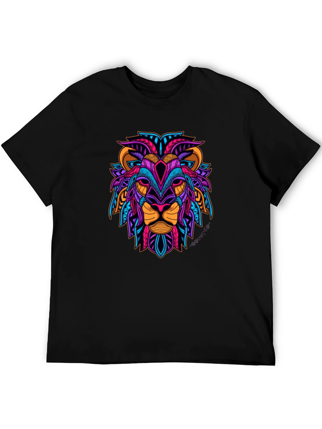 Vibrant Lion Graphic Tee - Bold Style