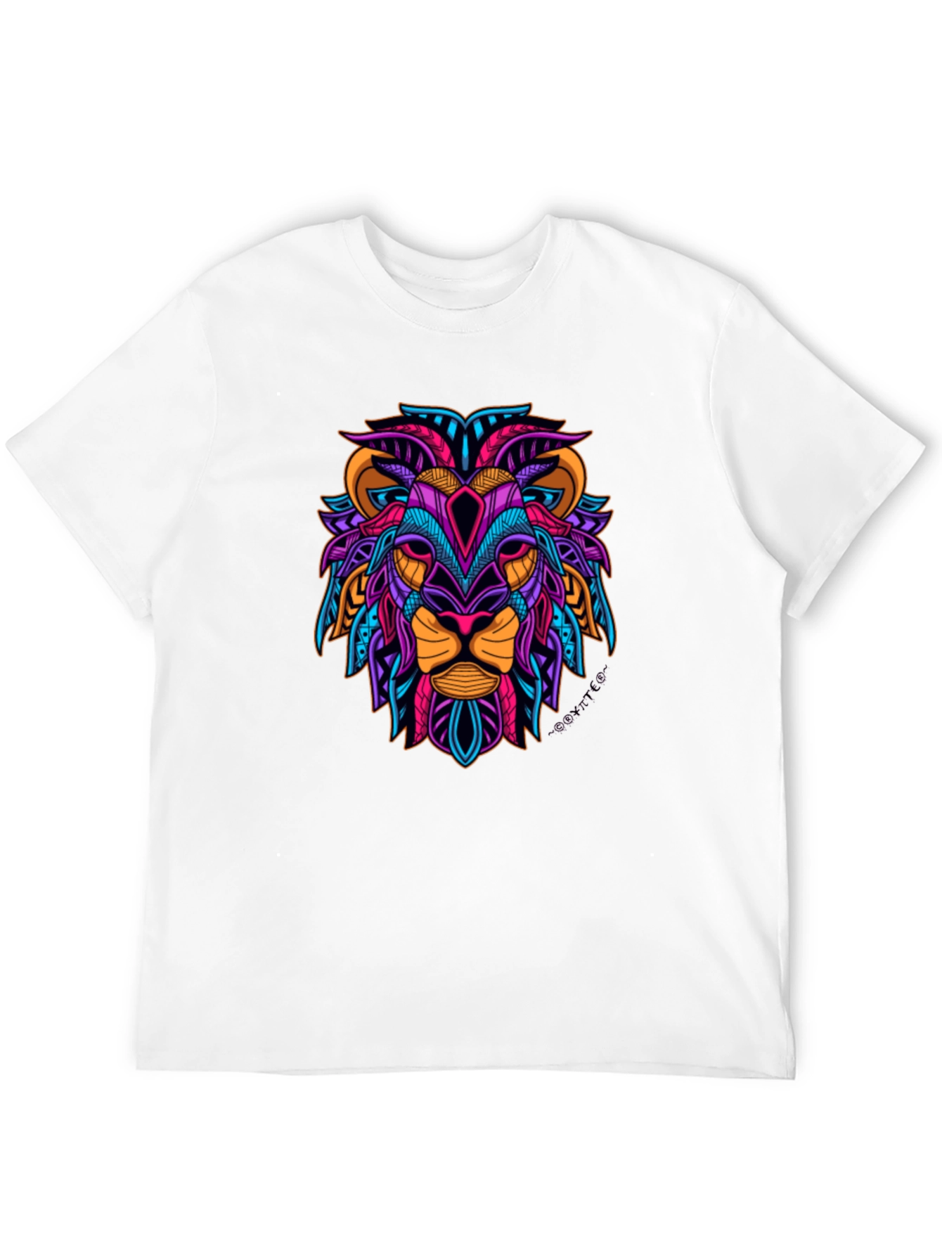 Vibrant Lion Graphic Tee - Bold Style
