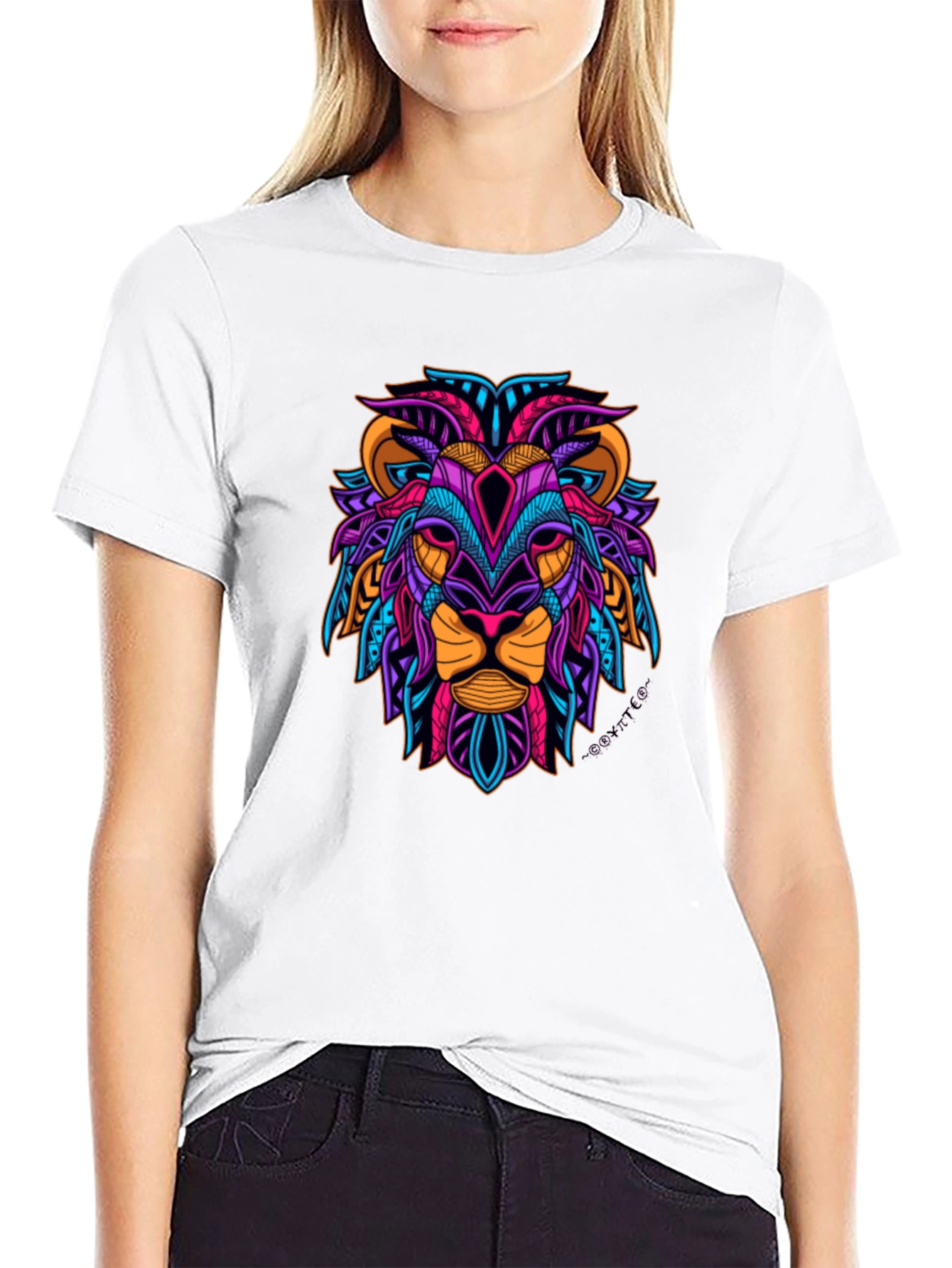 Vibrant Lion Graphic Tee - Bold Style