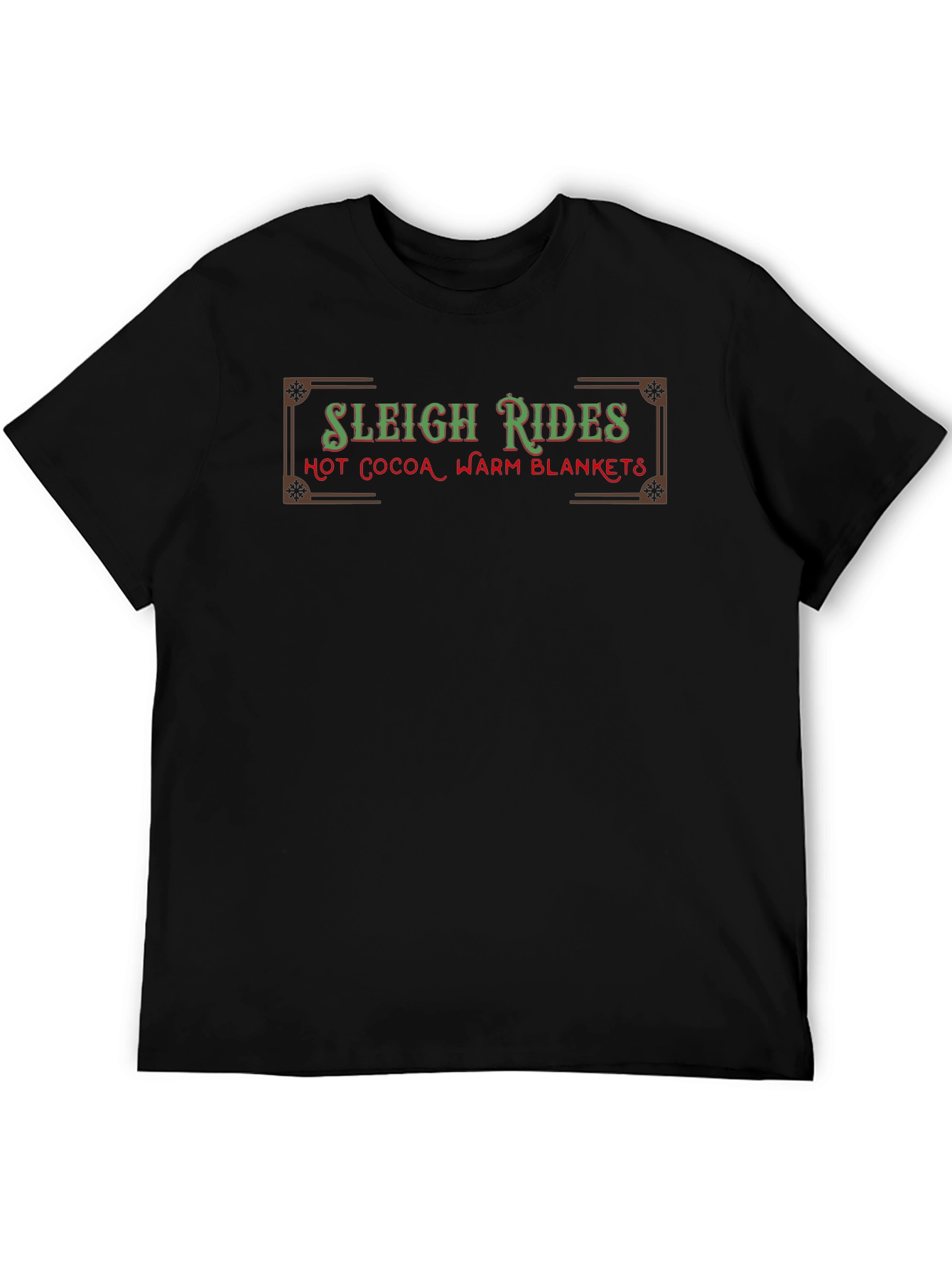 Sleigh Rides Hot Cocoa T-Shirt - Holiday Season Apparel